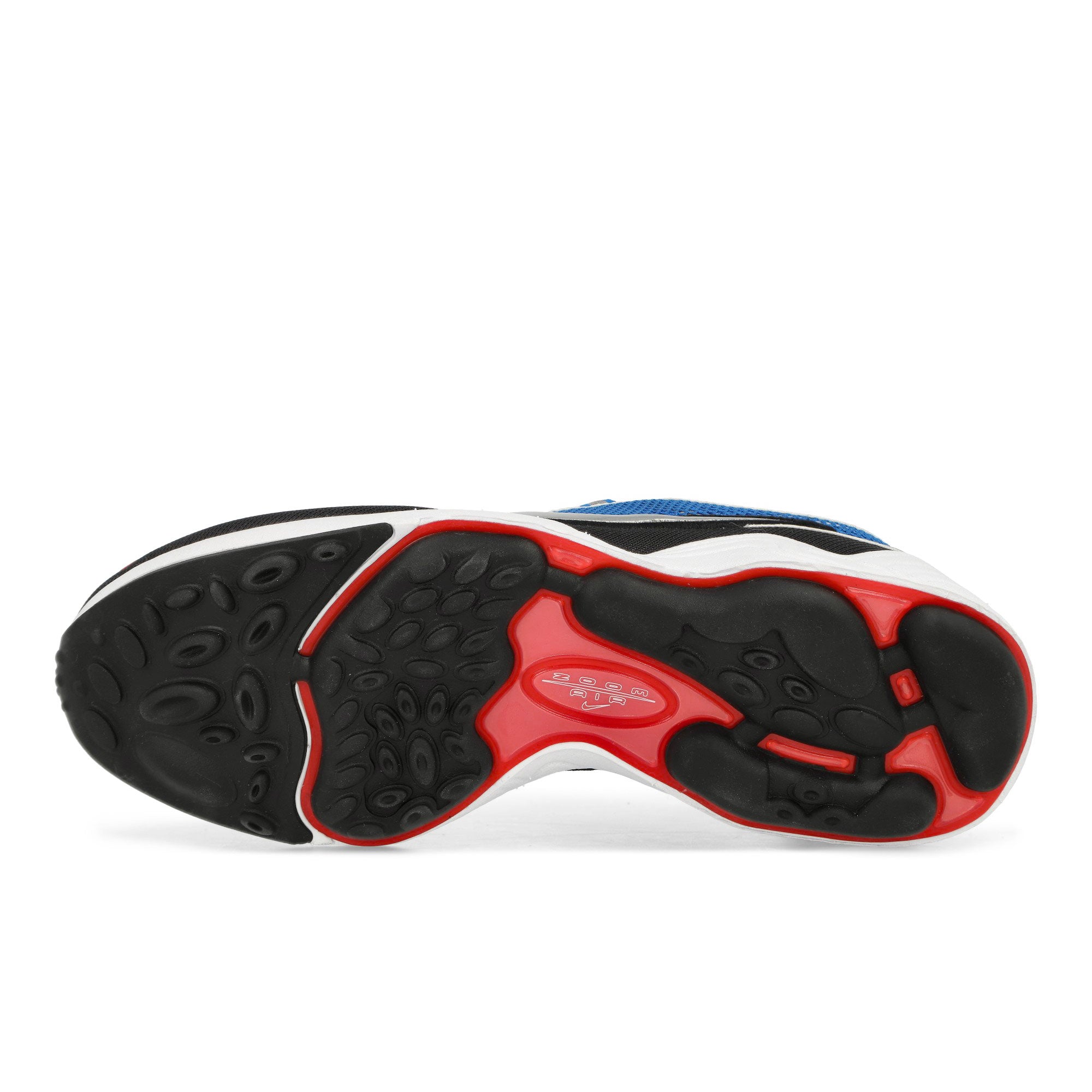 Nike Air Zoom Spiridon SP Signal Blue / Metallic Luster- Black - White Low Top Sneakers Detail View 1 | Overkill