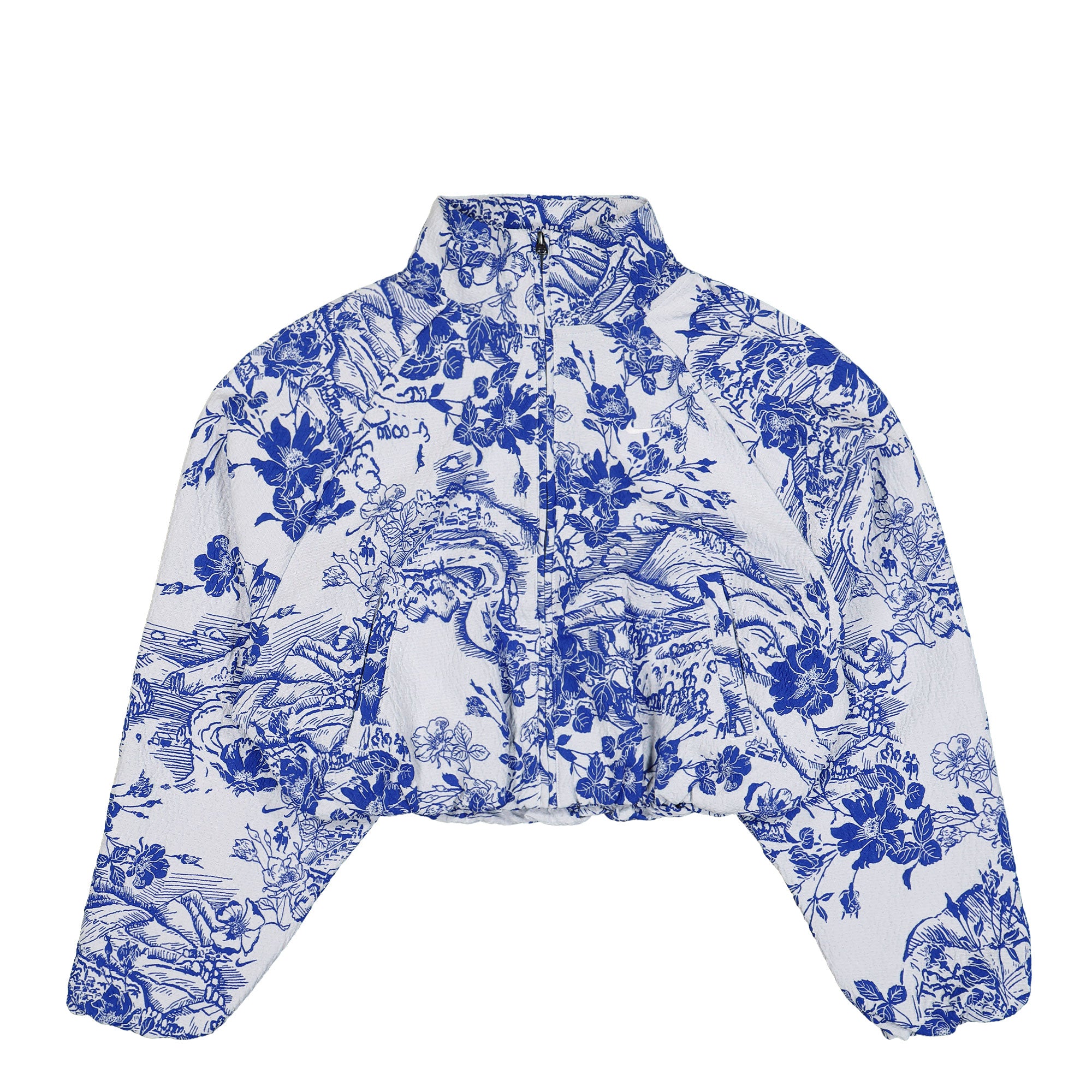 Nike Wmns NSW Jacquard Track Jacket White / Hyper Royal / White Track Jackets HF9579 100 | Overkill