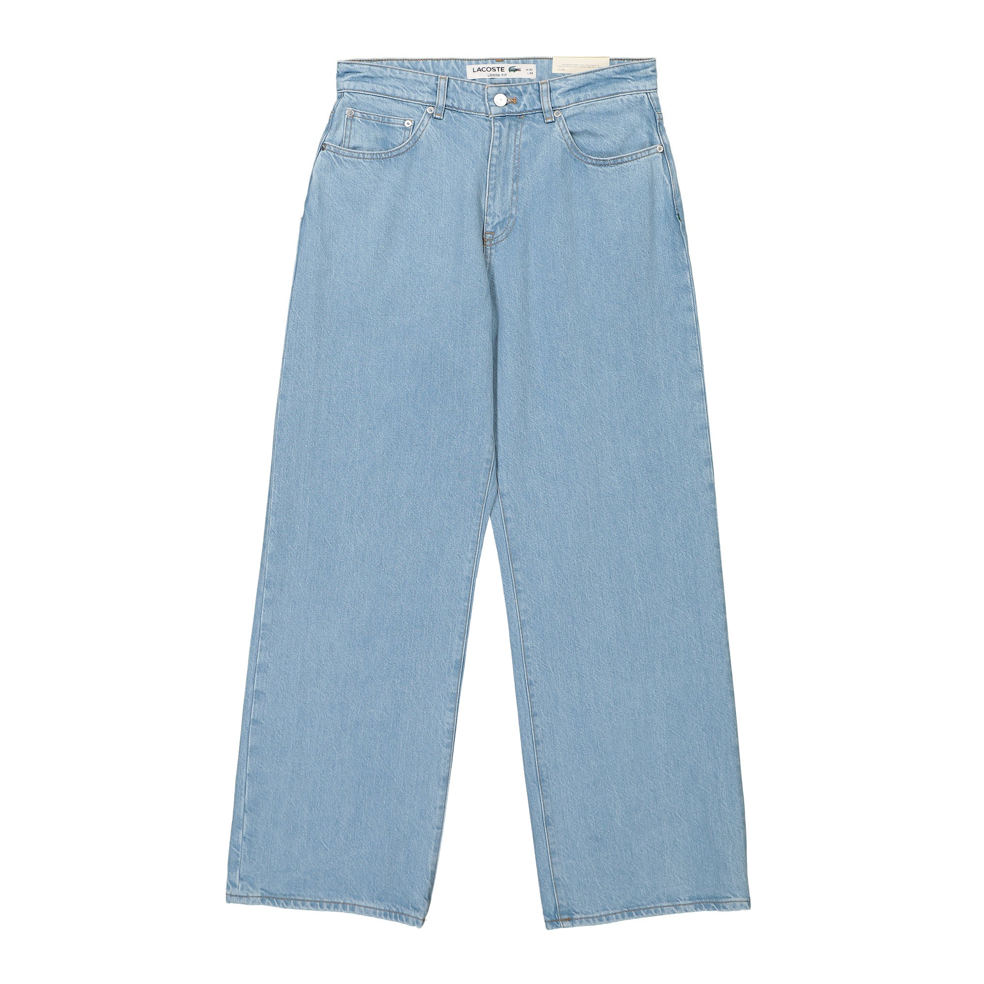 Lacoste Loose Fit 5-Pocket Jeans Washed Bleach Jeans HH4245-00 MKU | Overkill