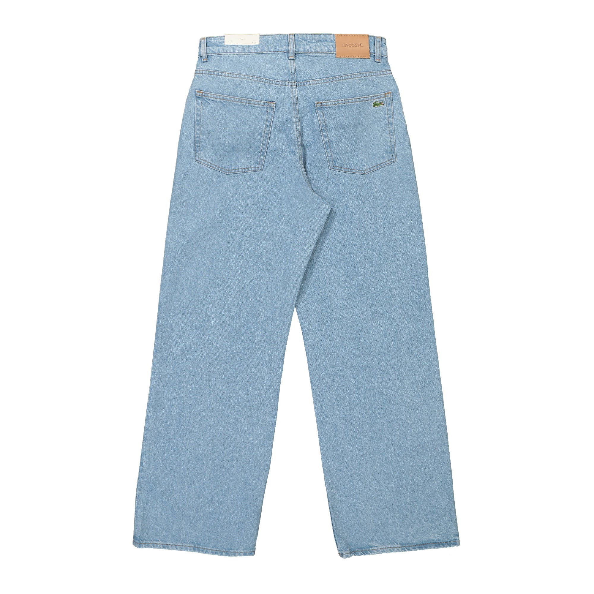 Lacoste Loose Fit 5-Pocket Jeans Washed Bleach Jeans Material | Overkill