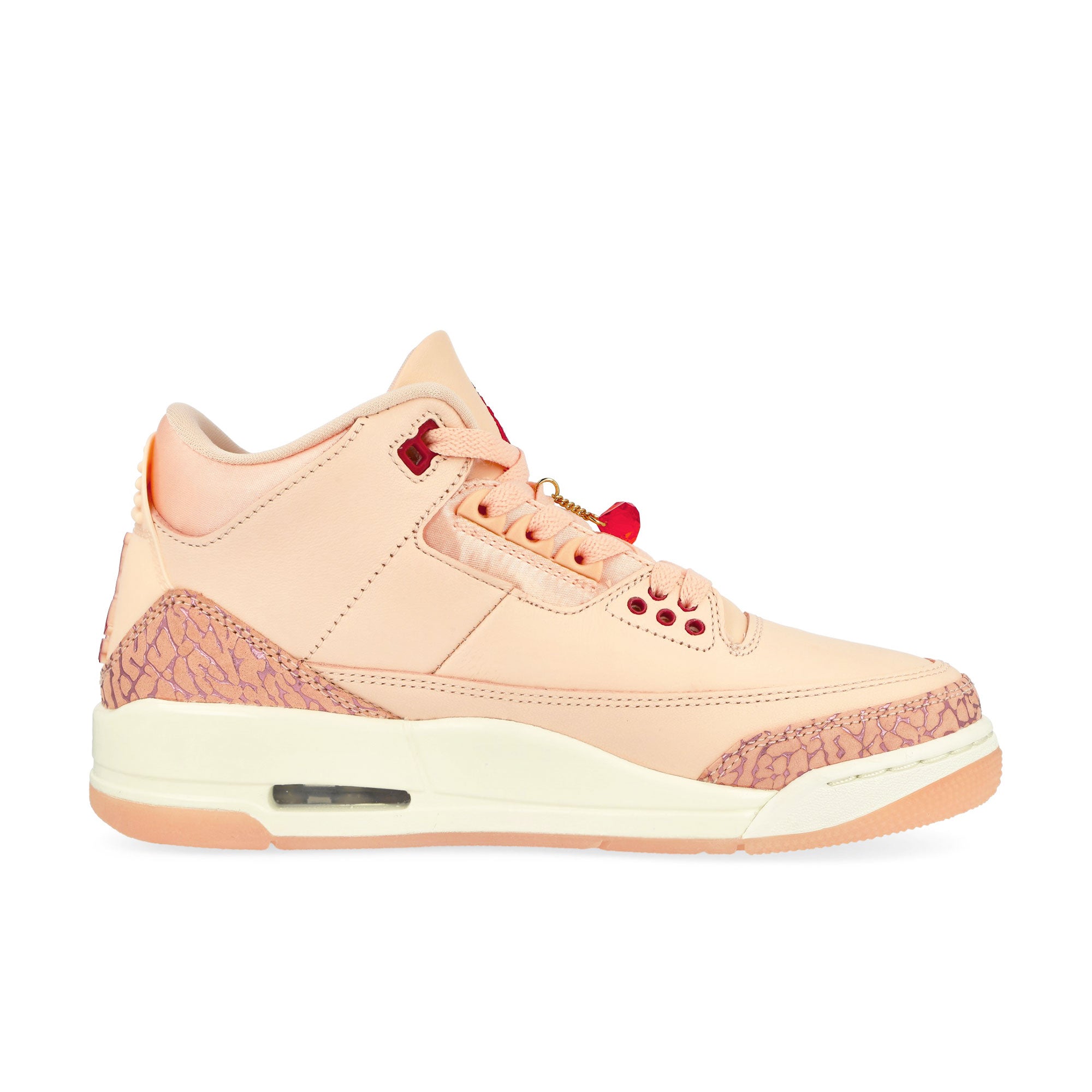 Jordan Wmns Air Jordan 3 Retro Washed Coral / Gym Red-Sail Mid Top Sneakers Silhouette | Overkill