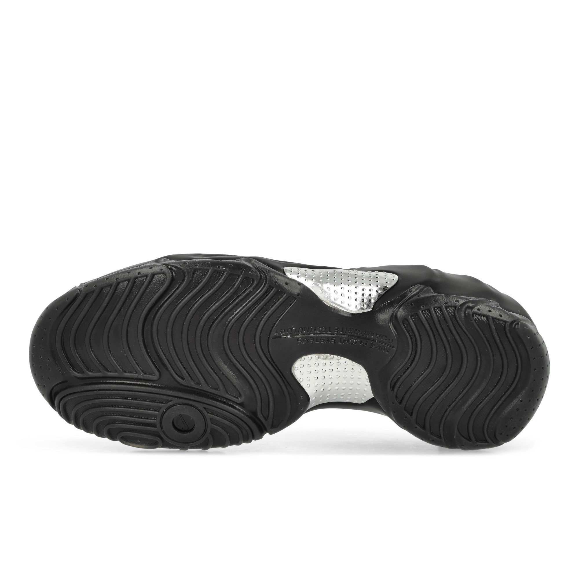 Nike Clogposite Black / Black - White- Metallic Silver Slides, Sandals & Slippers Detail View 1 | Overkill