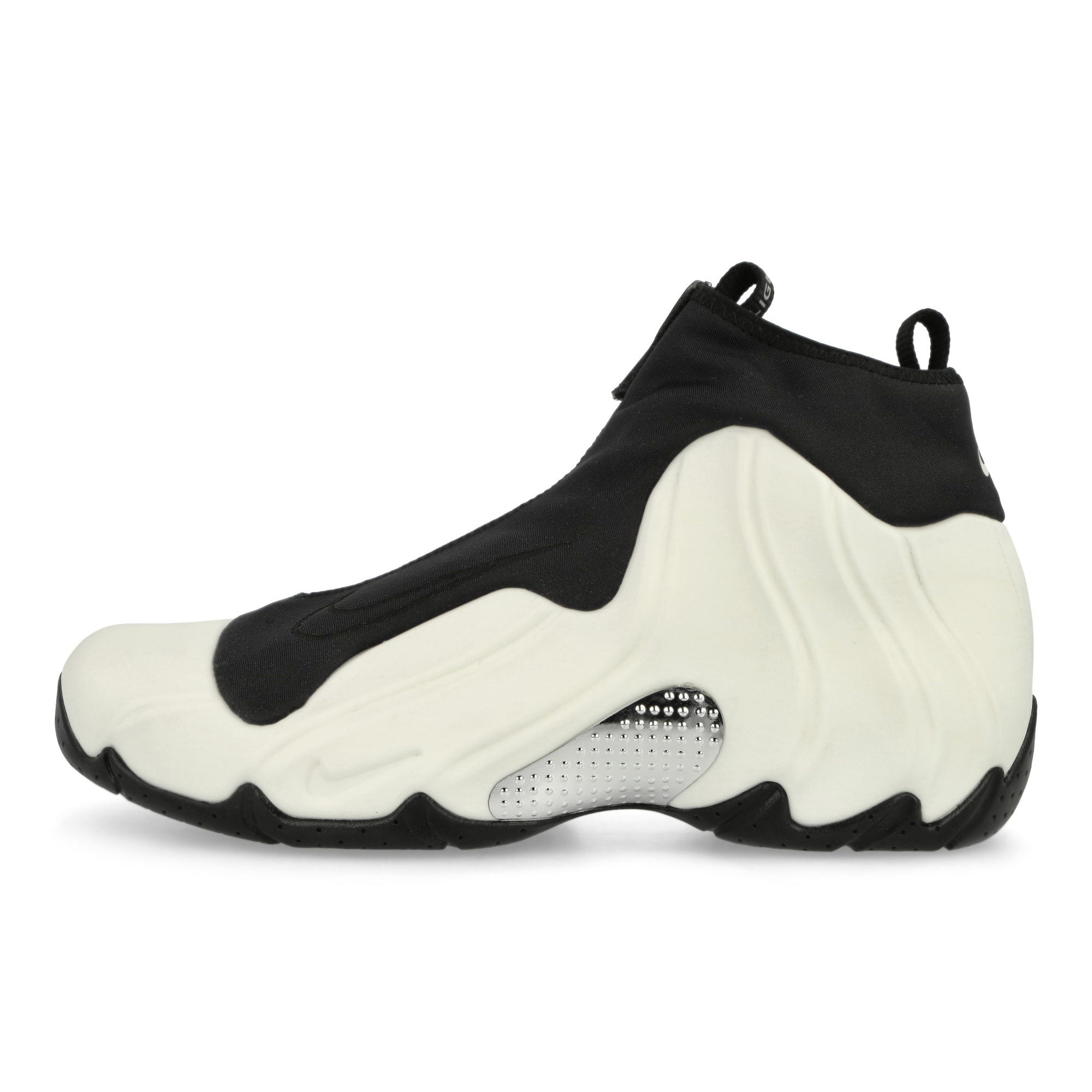 Nike Air Flightposite Sail / Black - Metallic Silver High Top Sneaker HJ4481 100 | Overkill