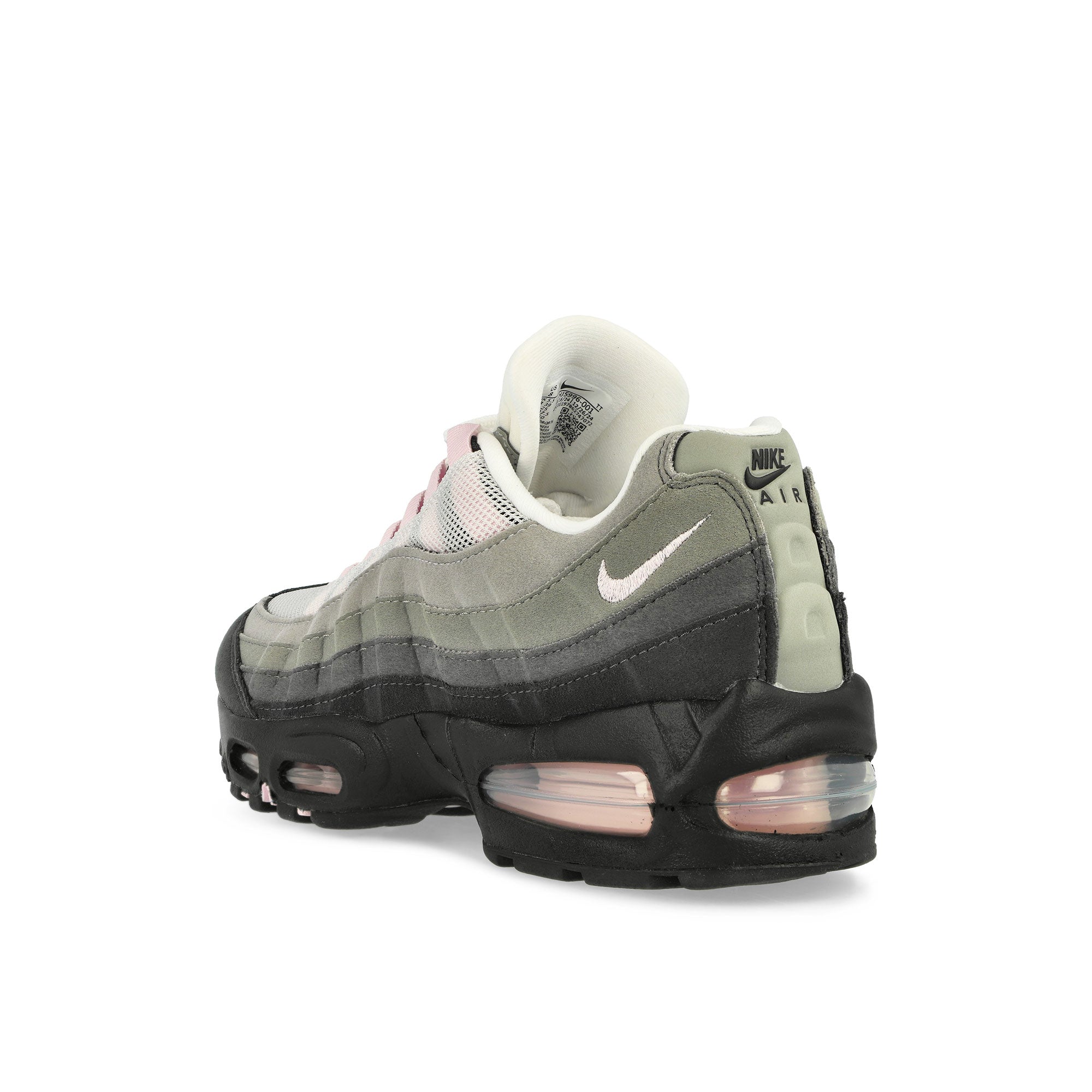 Nike W Air Max 95 OG Black / Pink Foam-White-Reflect Silver Low Top Sneakers Material | Overkill