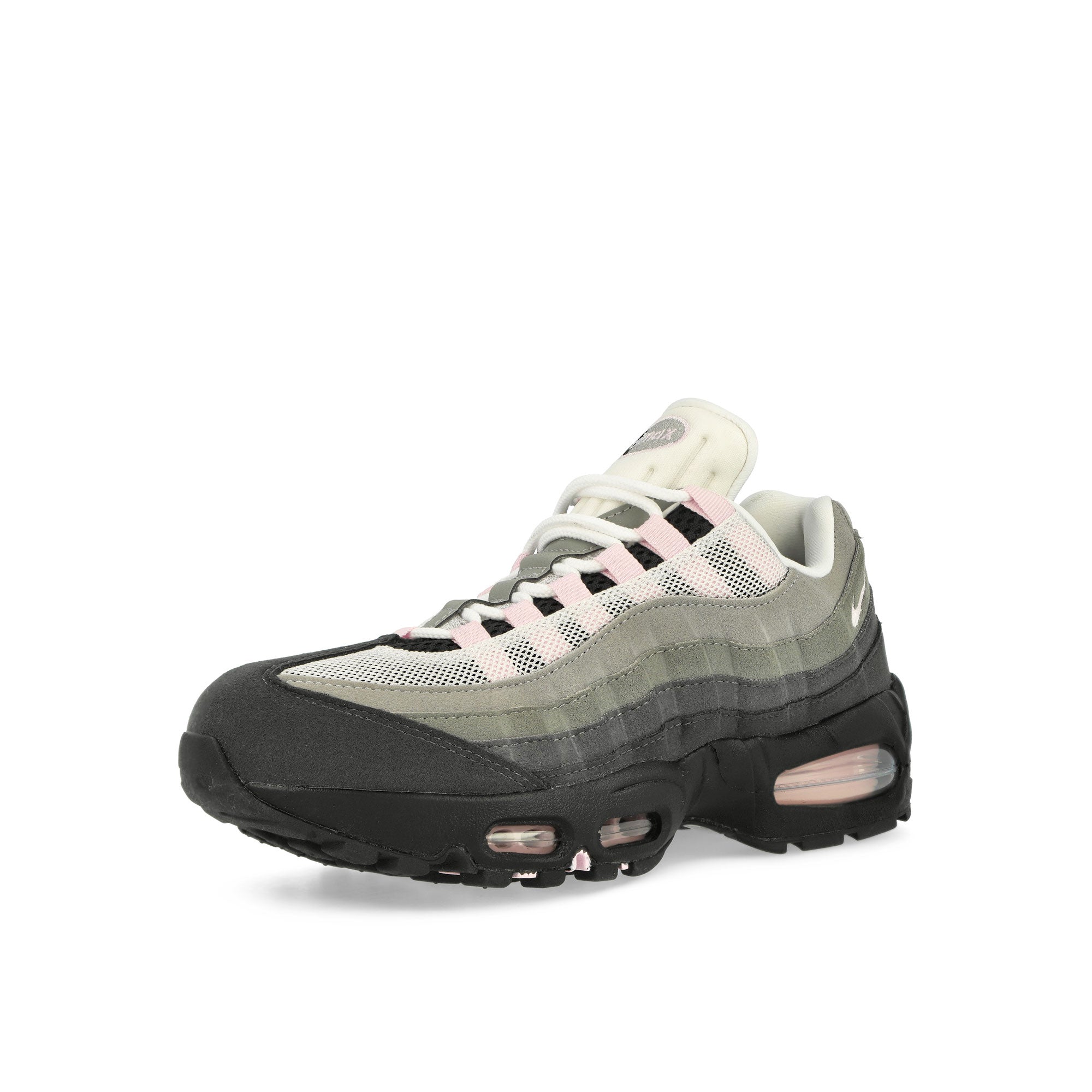 Nike W Air Max 95 OG Black / Pink Foam-White-Reflect Silver Low Top Sneakers Close Up | Overkill