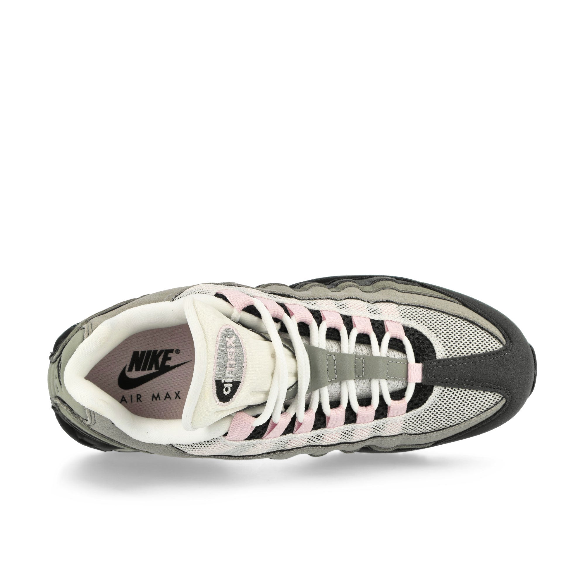 Nike W Air Max 95 OG Black / Pink Foam-White-Reflect Silver Low Top Sneakers Detail View 2 | Overkill