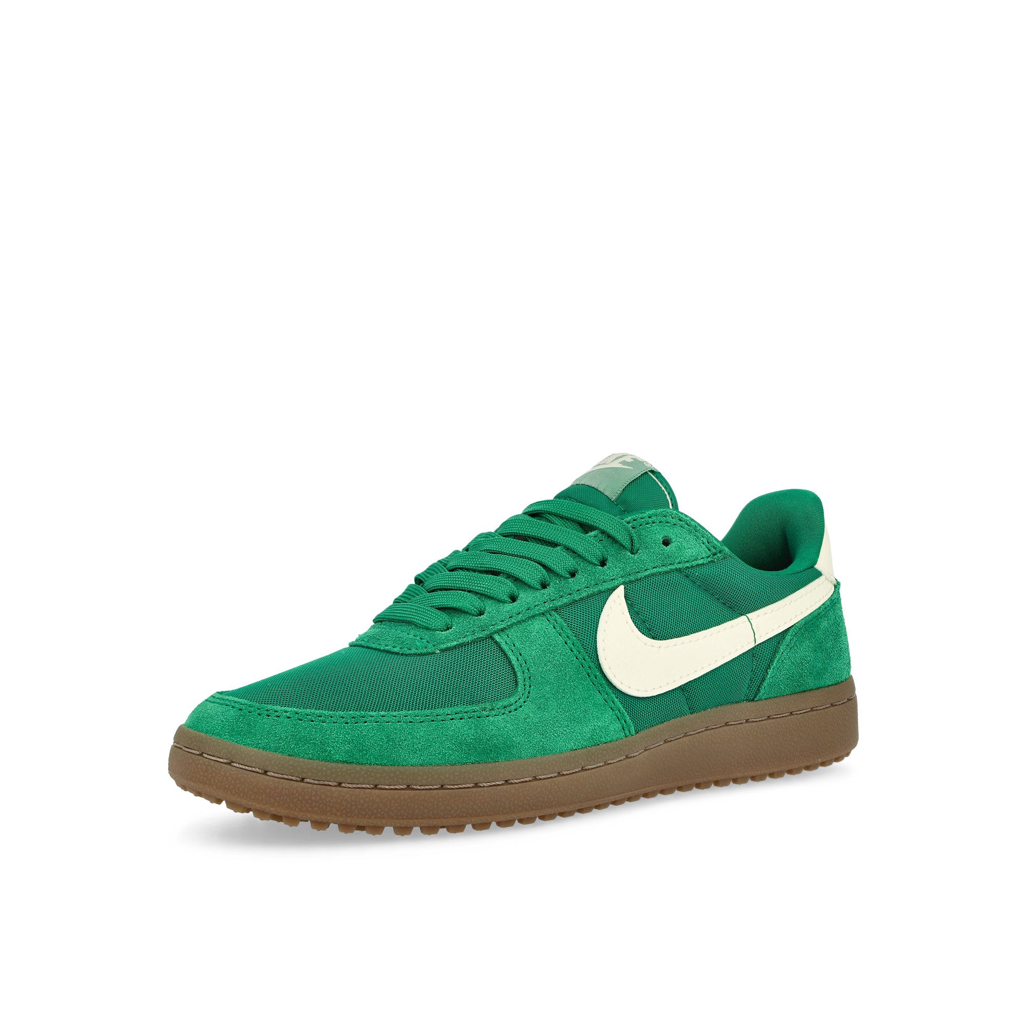 Nike Wmns Field General Malachite / Soft Pearl - Gum Dark Brown Low Top Sneakers Close Up | Overkill