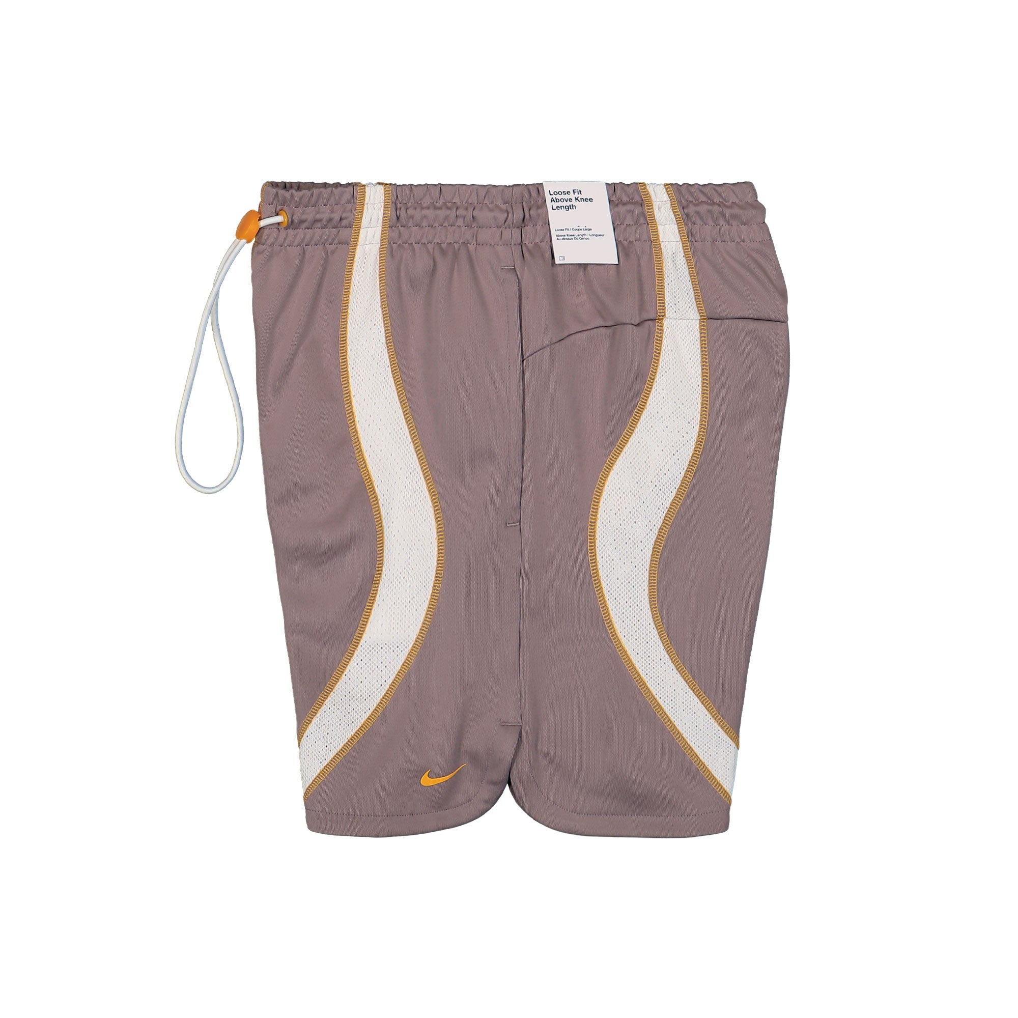 Nike Project F.R.O.G. Knit Short Taupe Grey / White / Sundial Shorts Close-up | Overkill