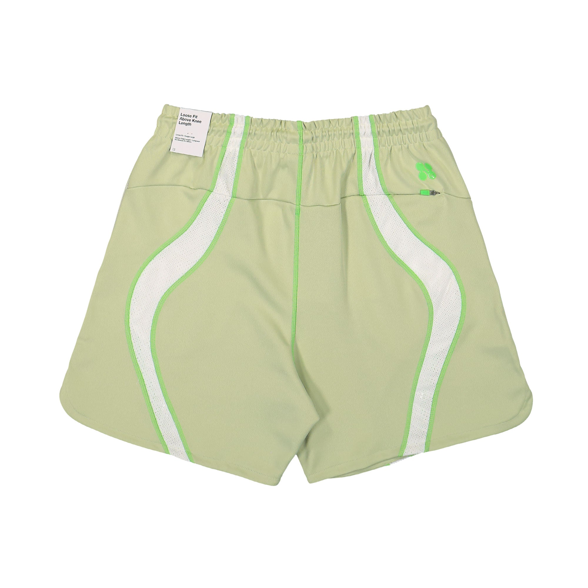 Nike Project F.R.O.G. Knit Short Olive Aura / White / Green Strike Shorts Material | Overkill