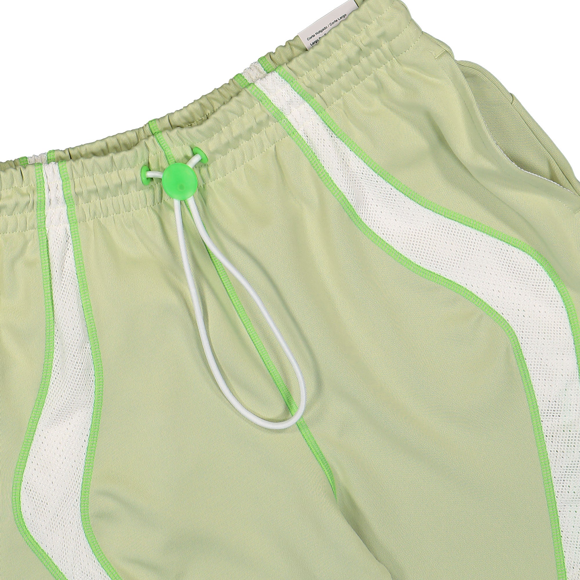 Nike Project F.R.O.G. Knit Short Olive Aura / White / Green Strike Shorts Detailfoto | Overkill