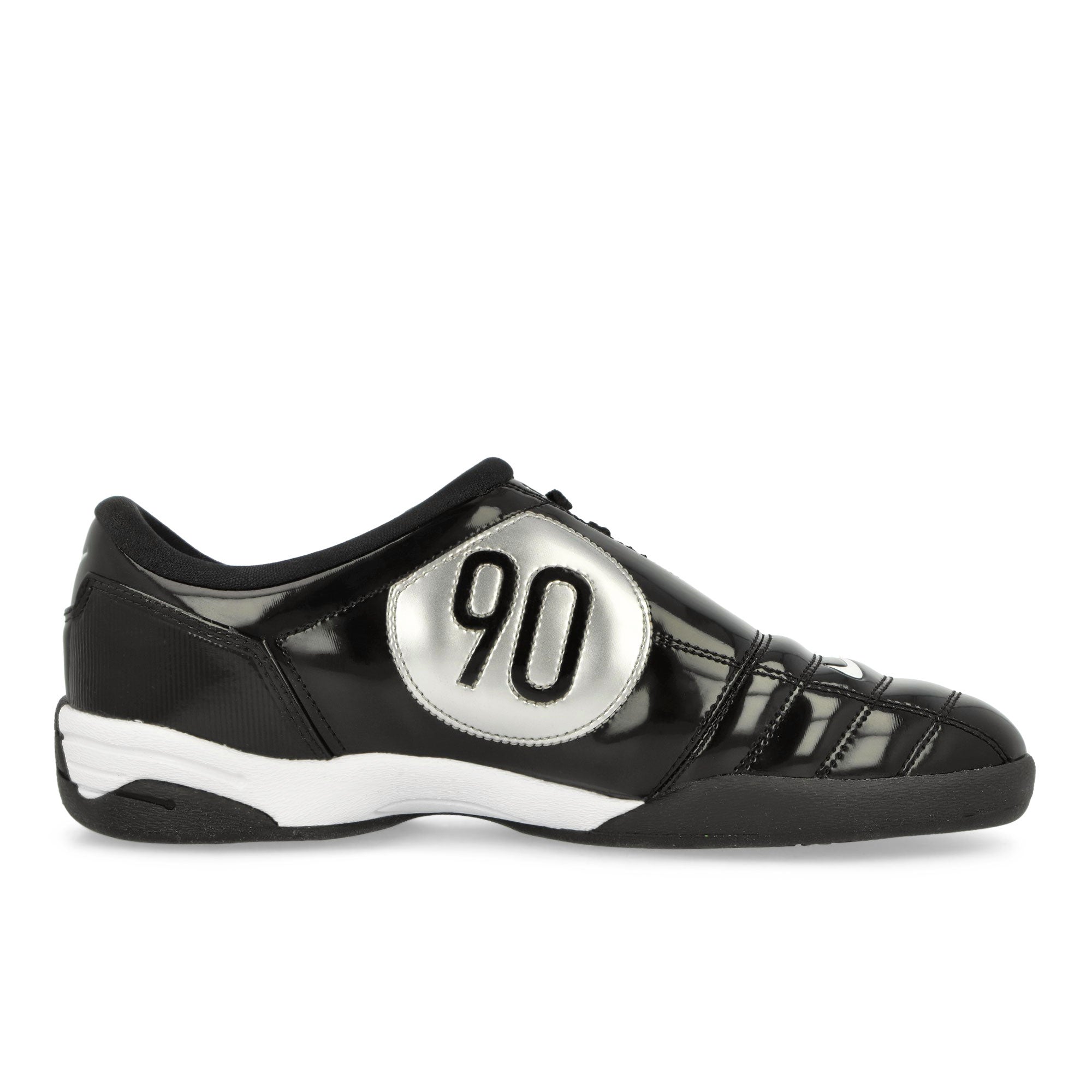 Nike T90 SP Black / White-Metallic Silver Low Top Sneakers Silhouette | Overkill