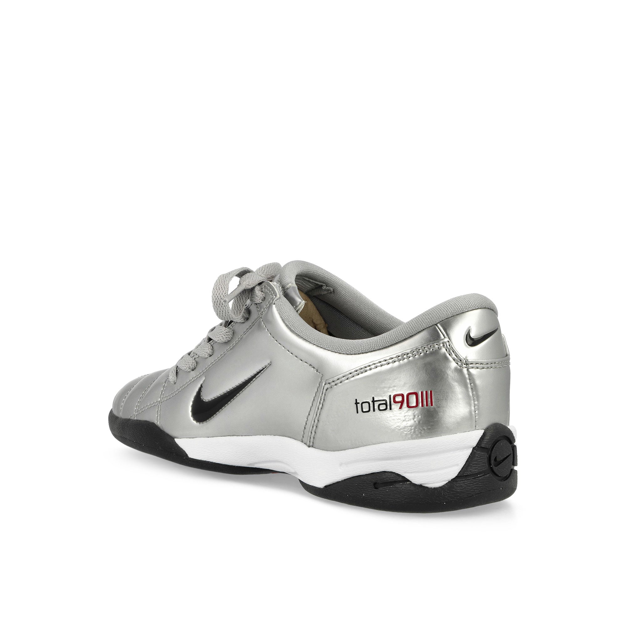 Nike T90 SP Metallic Silver / Black - University Red Low Top Sneakers Material | Overkill