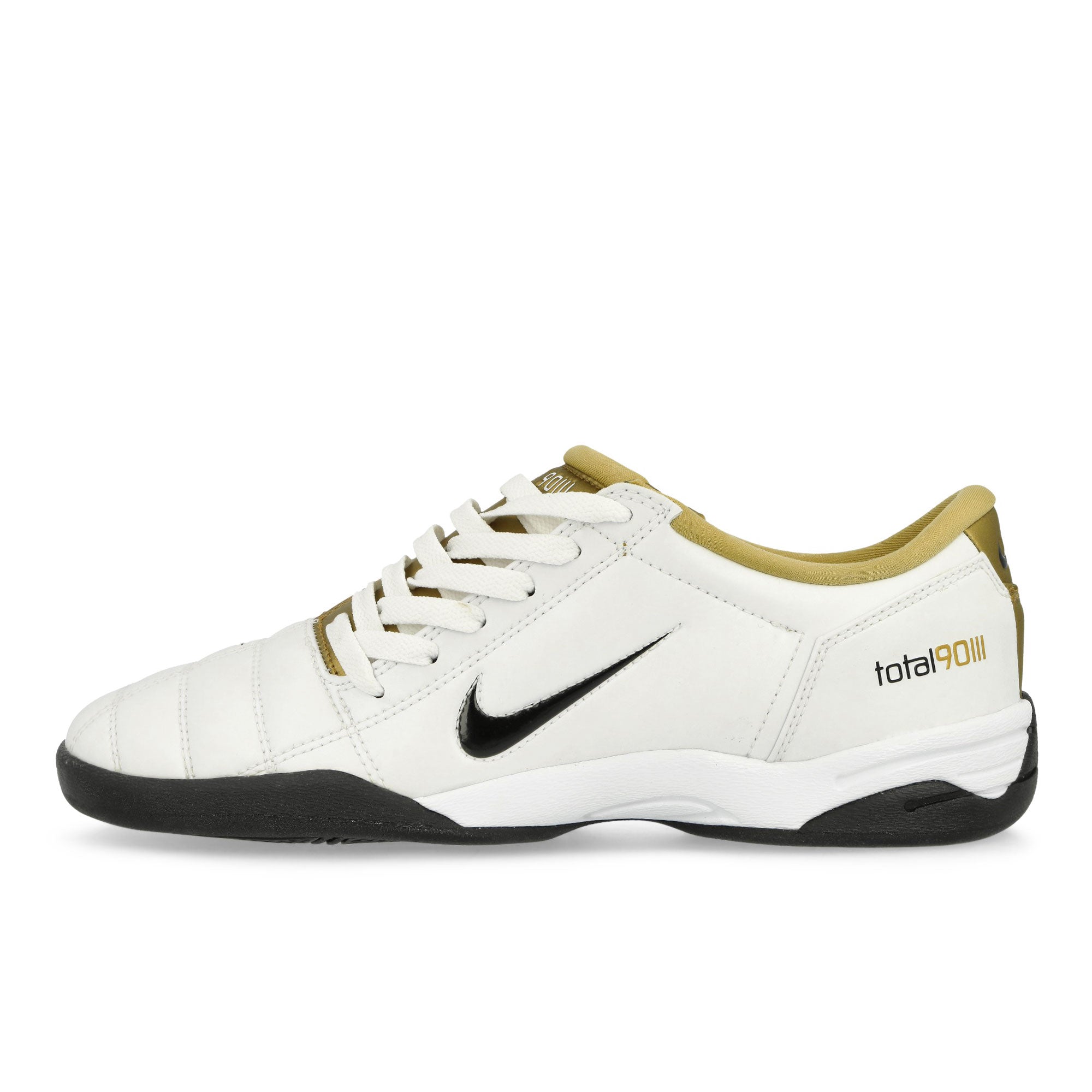 Nike T90 SP White / Black - Metallic Gold Low Top Sneakers HJ9351 101 | Overkill