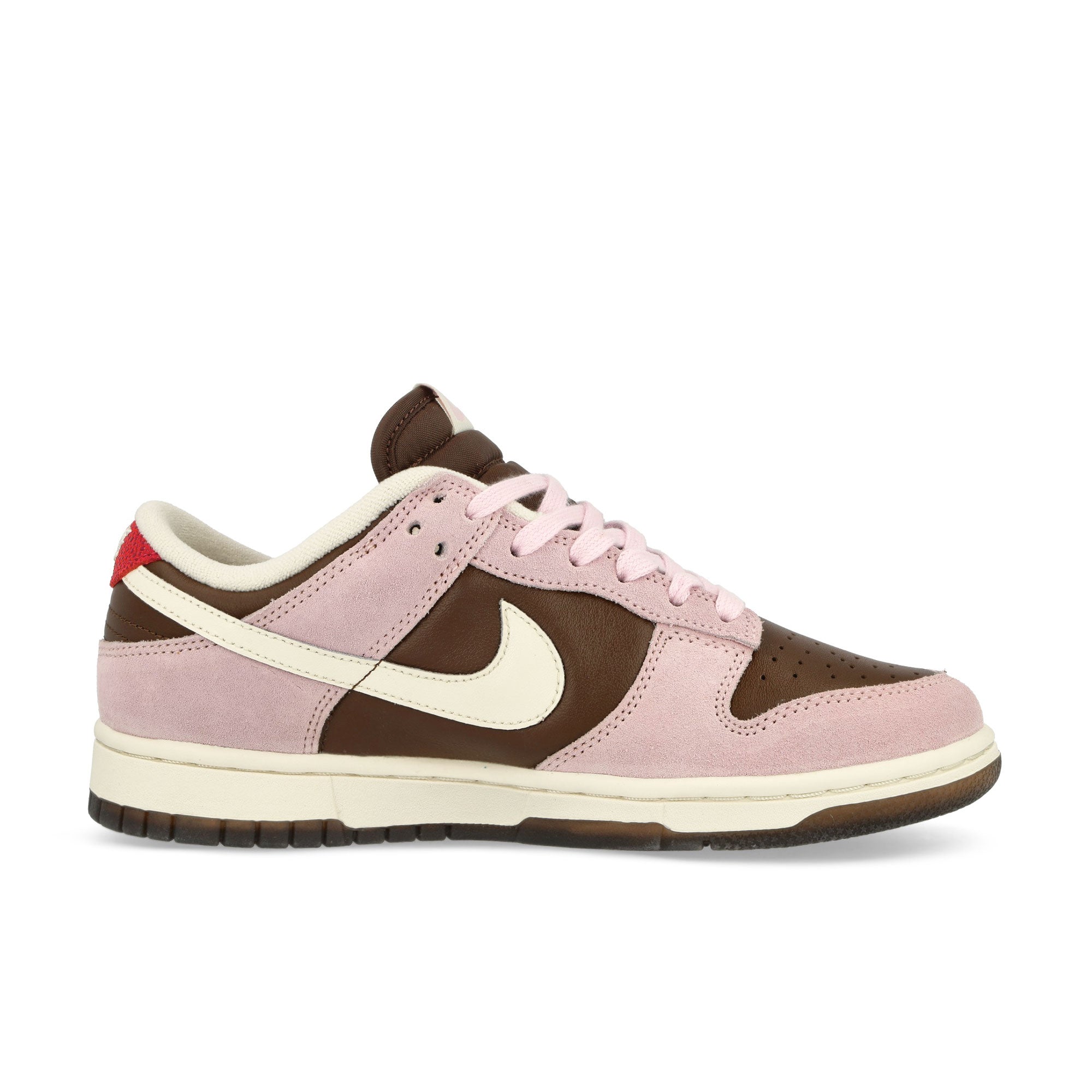 Nike W Dunk Low Cacao Wow / Pate Ivory - Pink Foam Low Top Sneakers Silhouette | Overkill