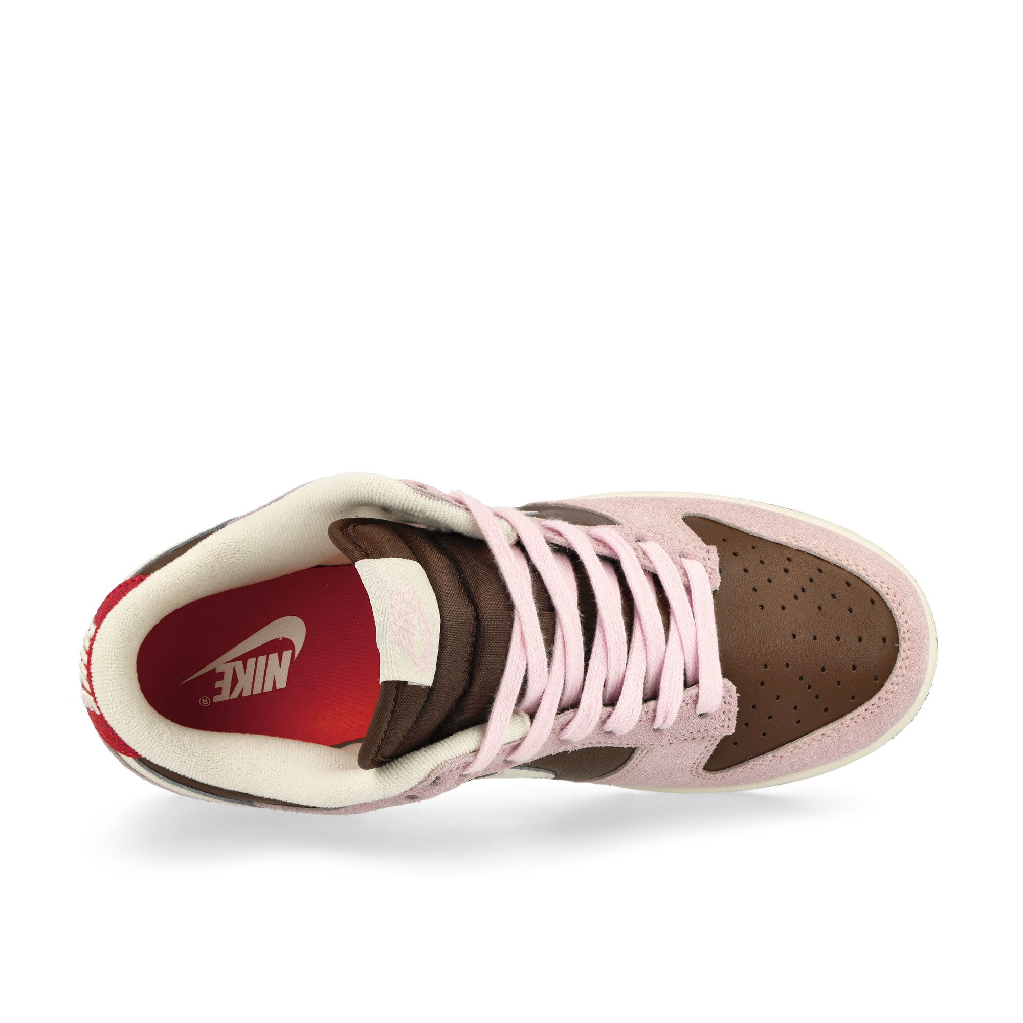 Nike W Dunk Low Cacao Wow / Pate Ivory - Pink Foam Low Top Sneakers Detailfoto | Overkill