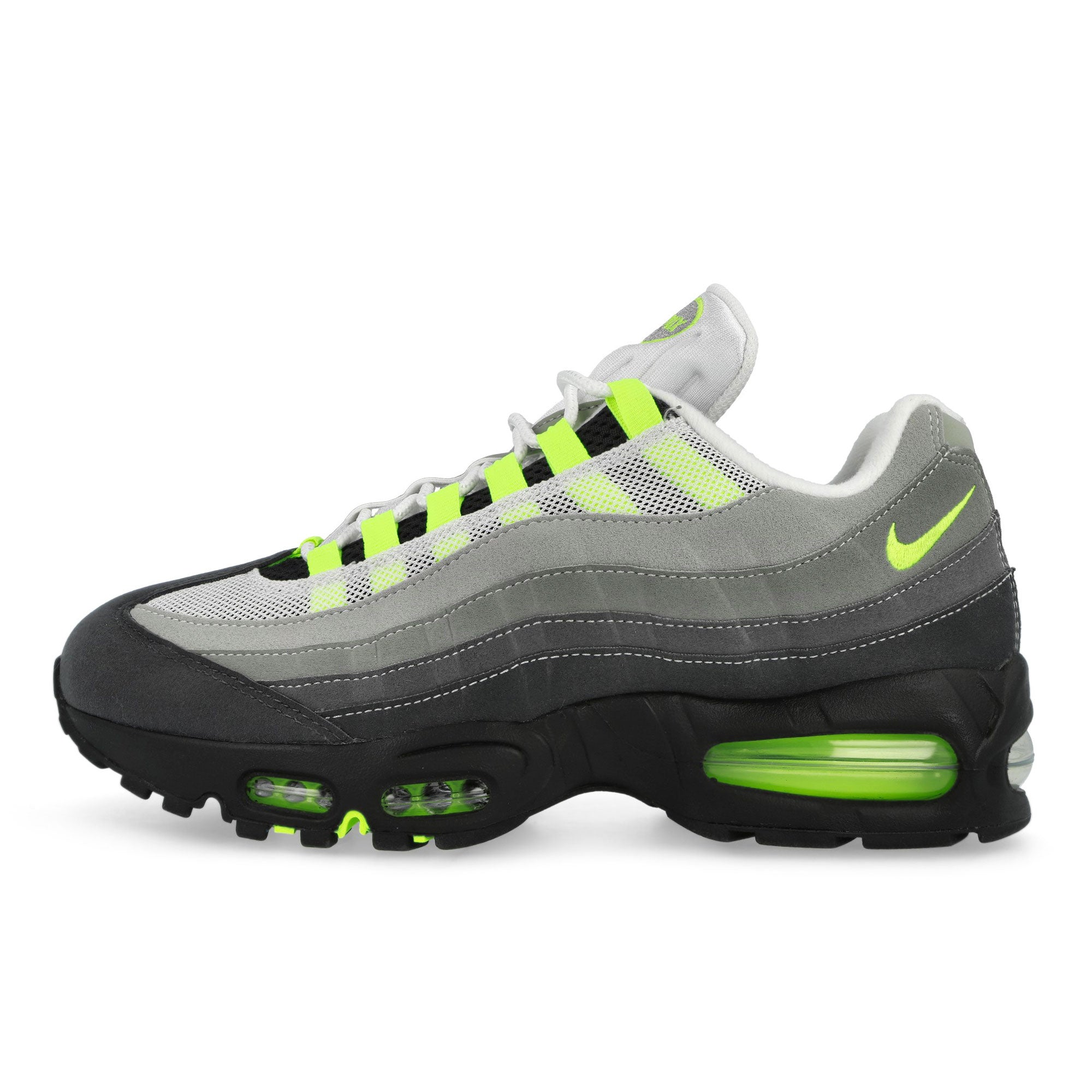 Nike Air Max 95 OG Neon Black / Neon Yellow-Cool Grey Low Top Sneakers HM4740 001 | Overkill