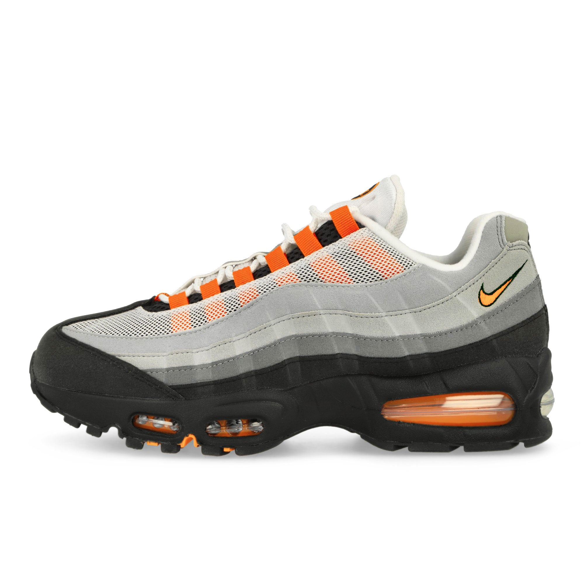 Nike Air Max 95 OG Black / Bright Mandarin - Cool Grey - White Low Top Sneakers HM4740 005 | Overkill