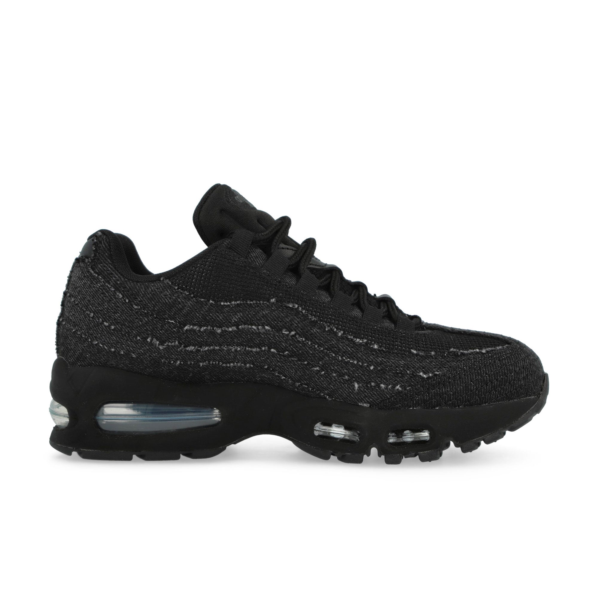 Nike Air Max 95 OG Black / Black - Anthracite - Gym Red Low Top Sneakers HM4743 001 Silhouette | Overkill