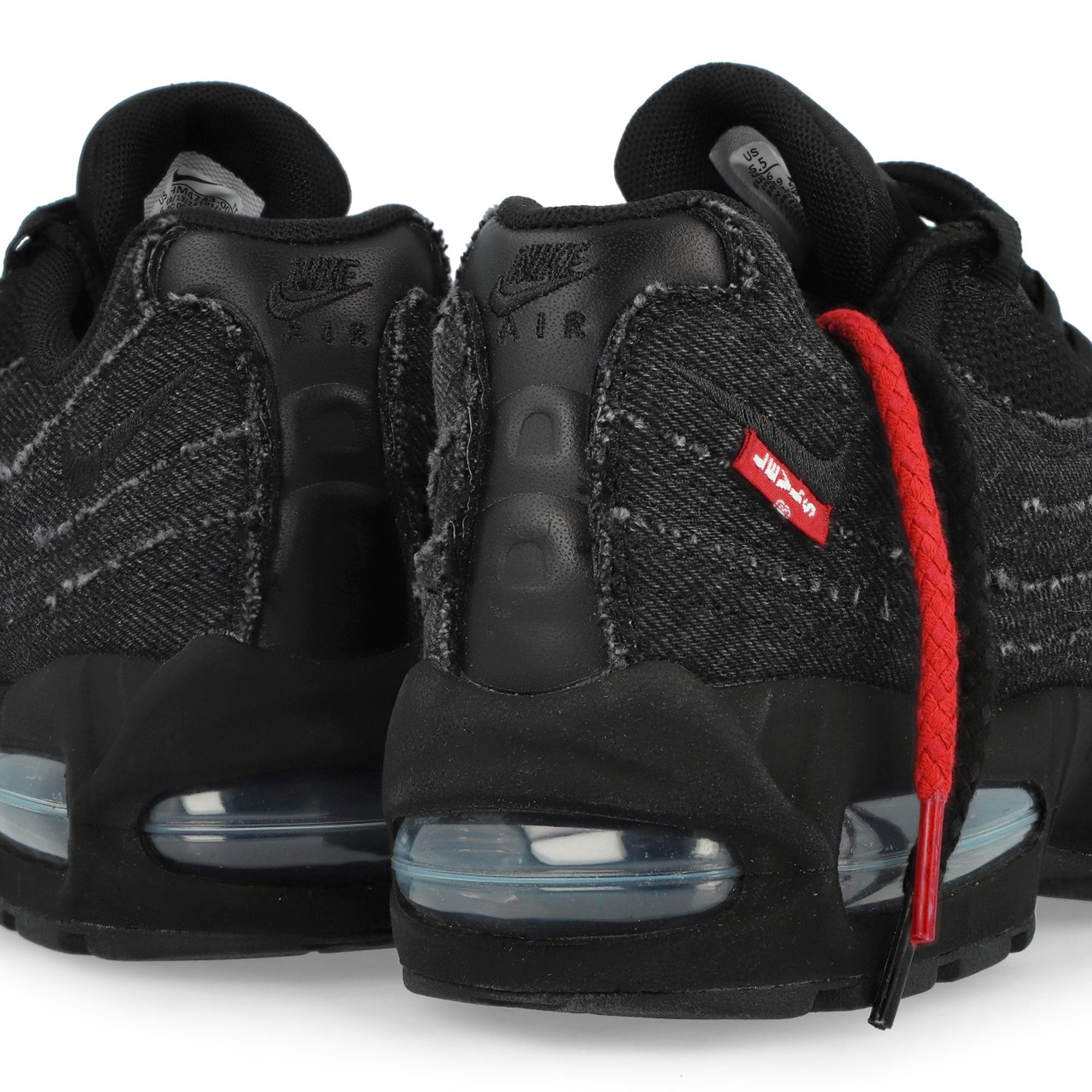 Nike Air Max 95 OG Black / Black - Anthracite - Gym Red Low Top Sneakers HM4743 001 Material | Overkill