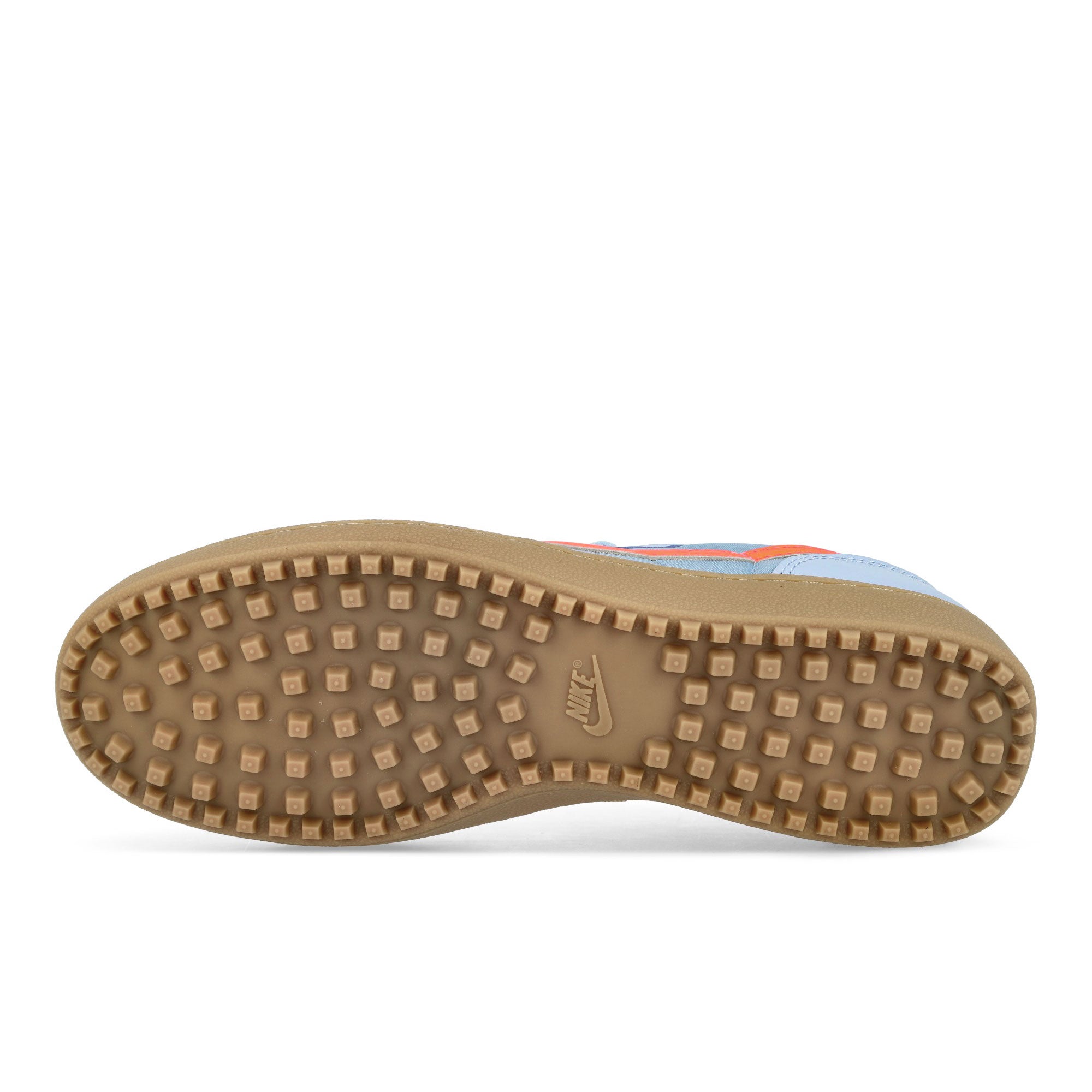 Nike Field General 82 SP Aluminum / Total Orange - Gum Light Brown Low Top Sneakers Detail View 1 | Overkill