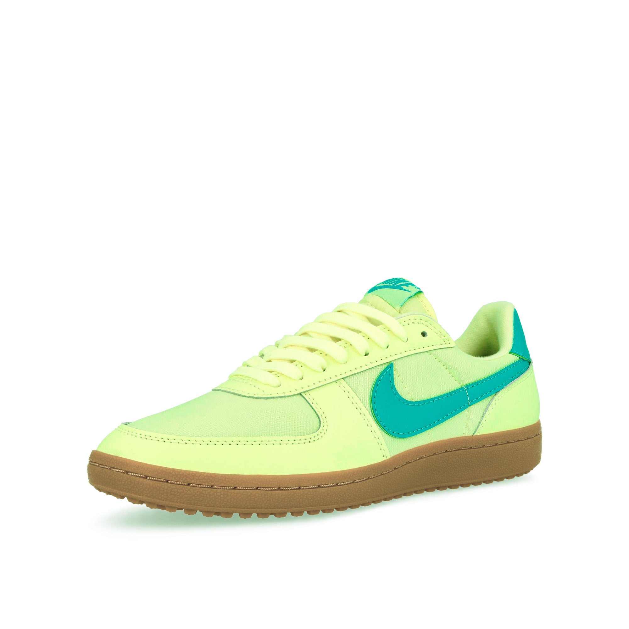 Nike Field General 82 SP Barley Volt / Dusty Cactus - Gum Light Brown Low Top Sneakers Close Up | Overkill