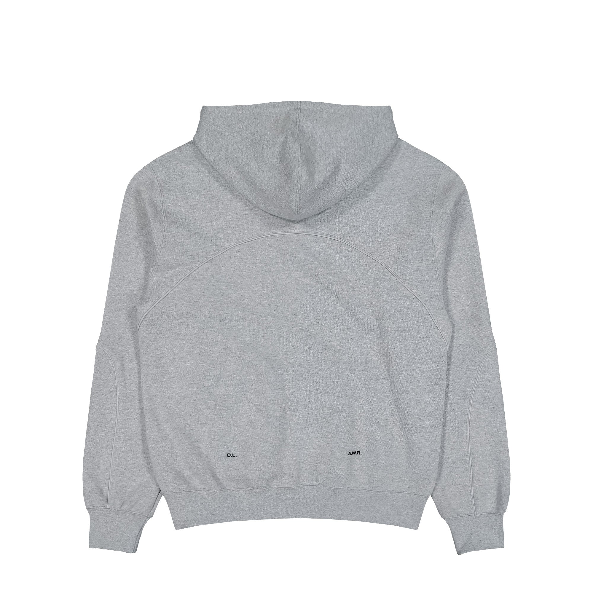 NOCTA x Nike Fleece CS Hoodie 2 Dark Grey Heather / Matte Silver / Black Hoodie HM5762 021 Close-up | Overkill