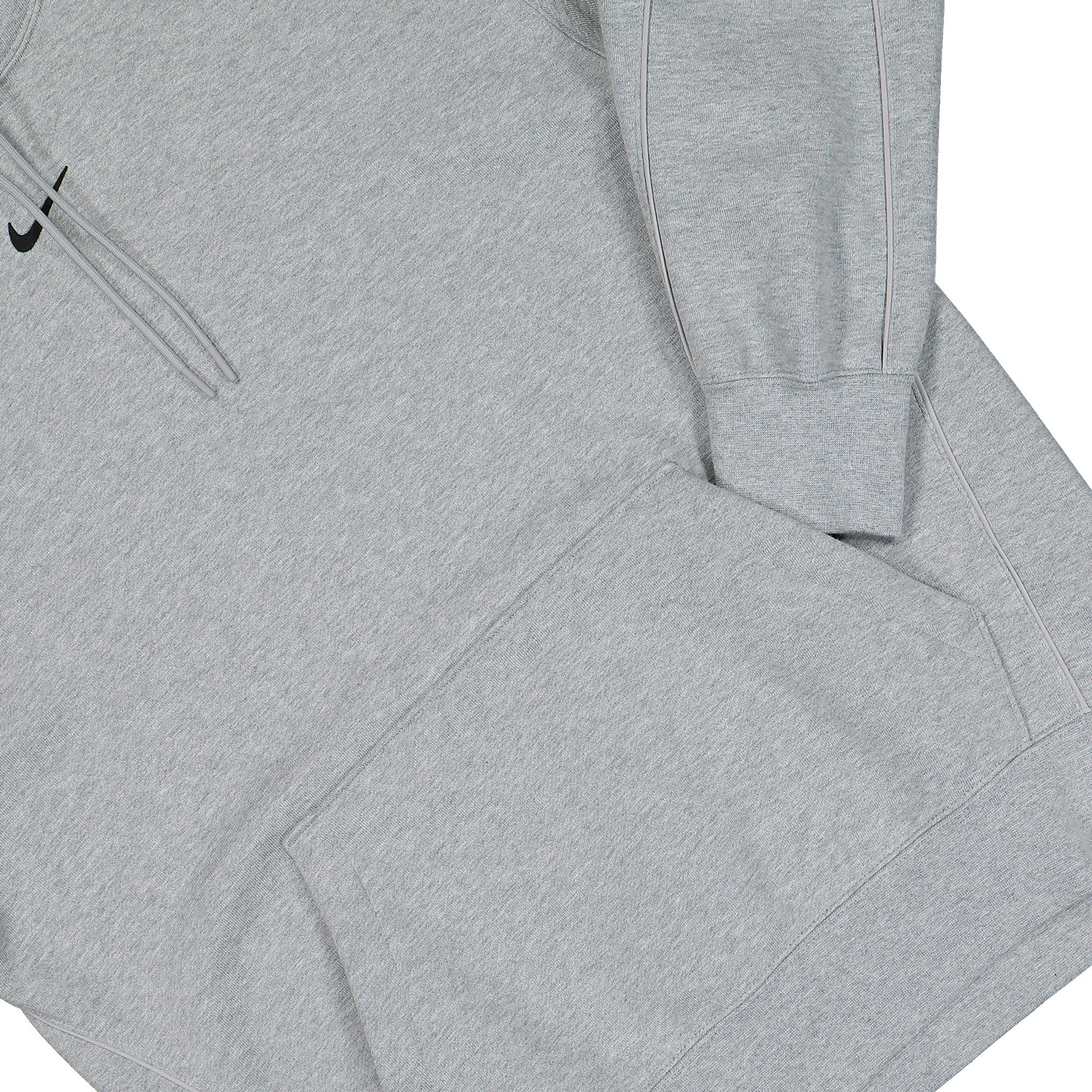 NOCTA x Nike Fleece CS Hoodie 2 Dark Grey Heather / Matte Silver / Black Hoodie HM5762 021 Detail View 1 | Overkill