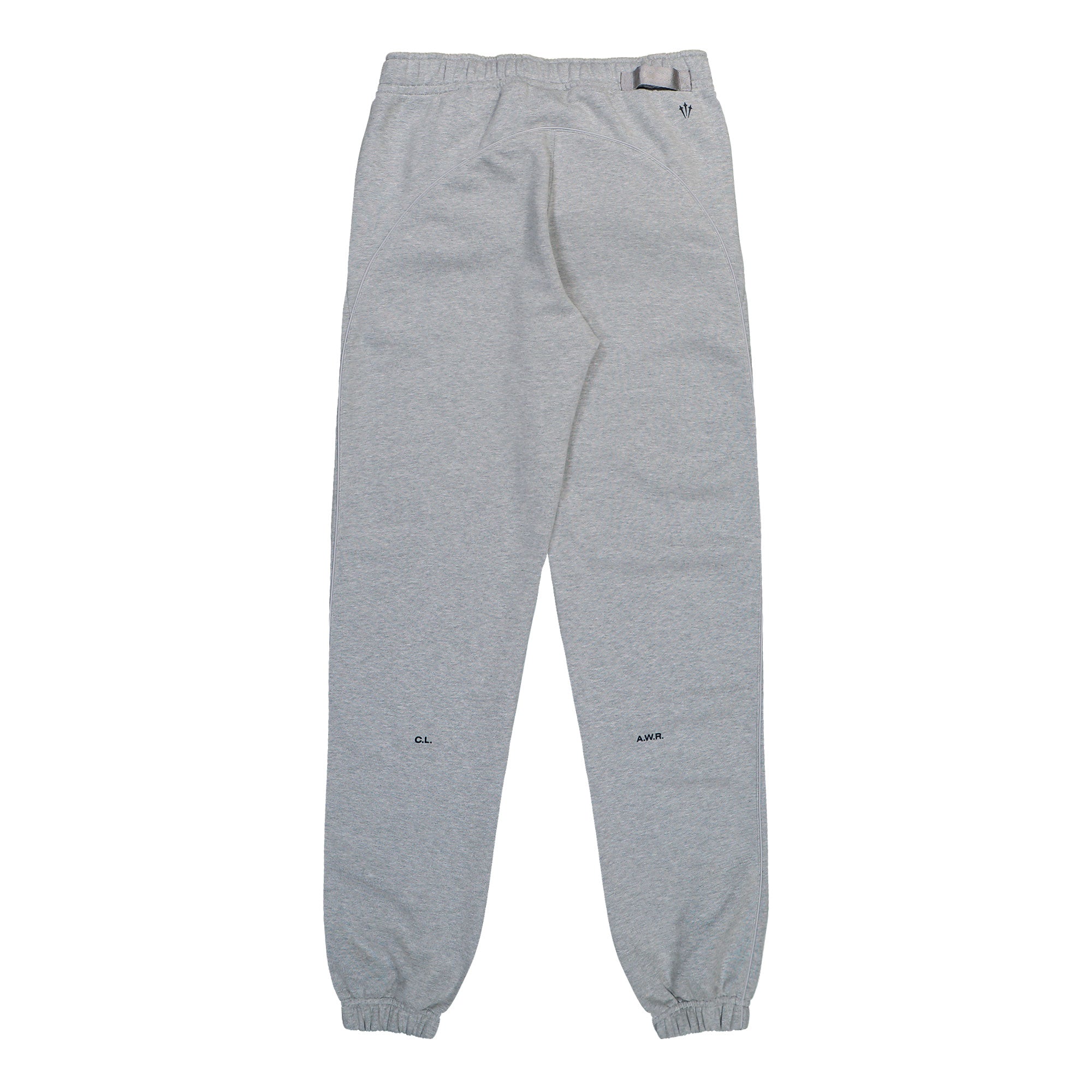 NOCTA x Nike Fleece CS Pant Dark Grey Heather / Matte Silver / Black Sweatpant HM5764 063 Close-up | Overkill