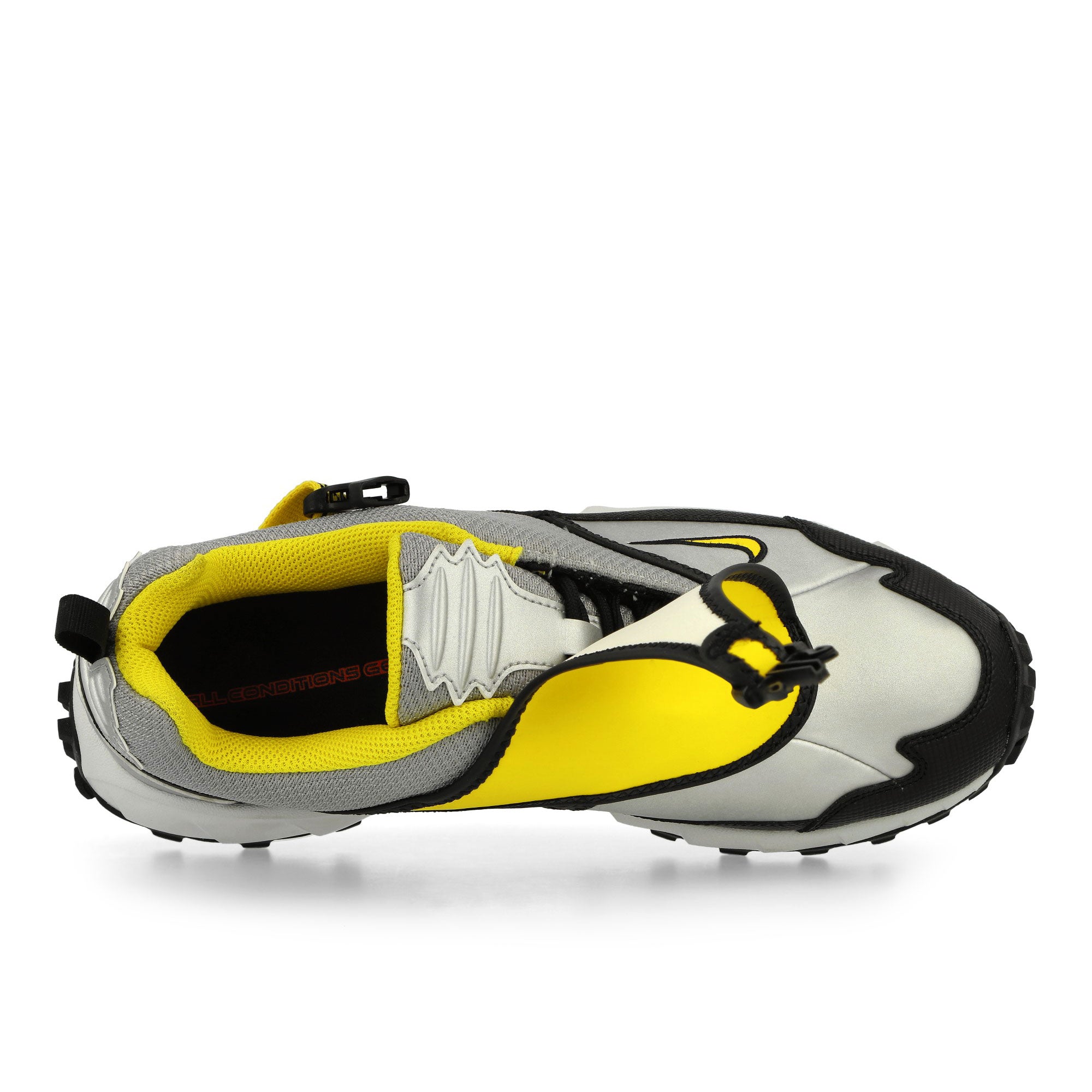 Nike ACG Phassad Black / Yellow Zest - Metallic Silver Low Top Sneakers HM7133 001 Detailfoto | Overkill