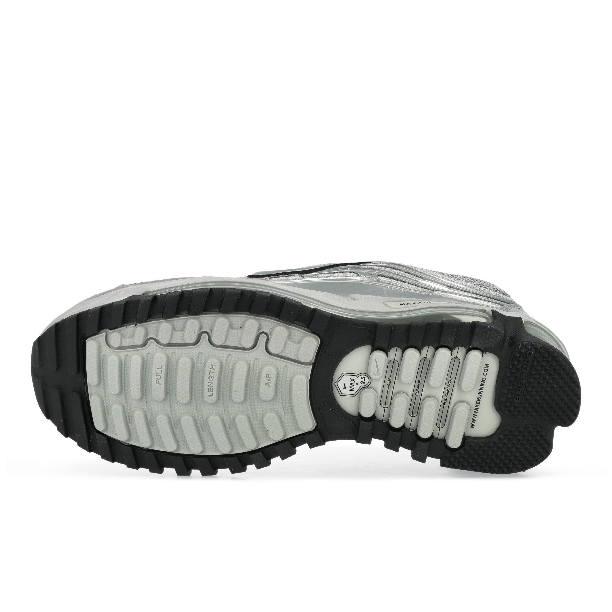 Nike Air Max TL 2.5 Flat Silver / Metallic Silver Low Top Sneakers Detail View 1 | Overkill