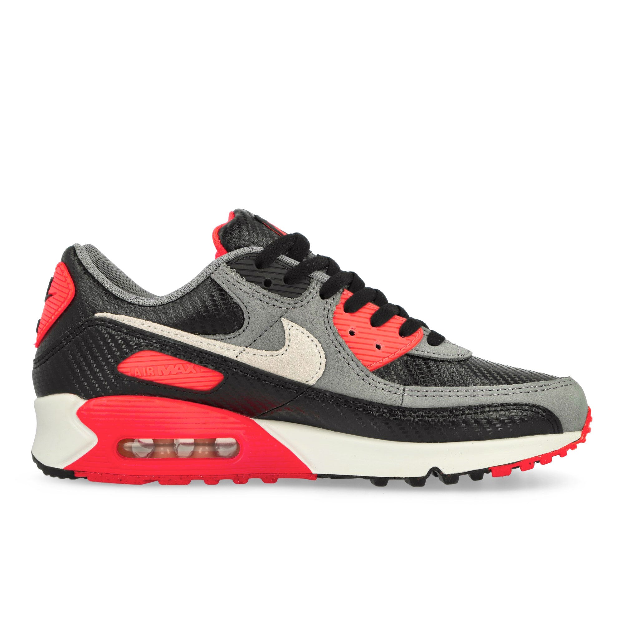 Nike Air Max 90 Premium Black / Photon Dust-Cool Grey Low Top Sneakers Silhouette | Overkill