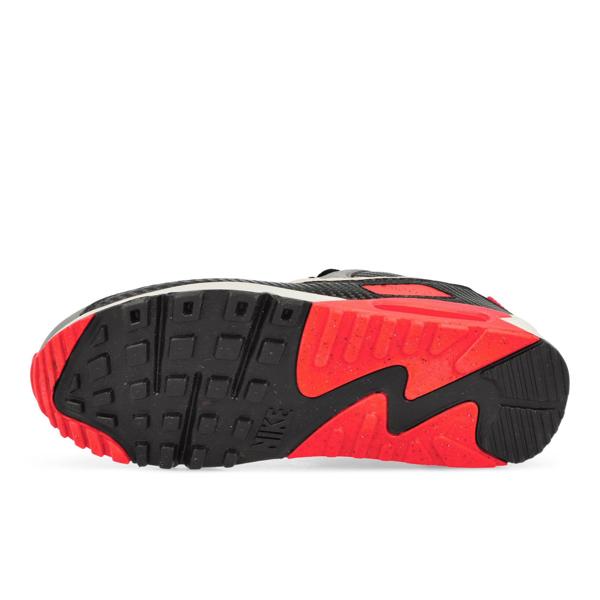 Nike Air Max 90 Premium Black / Photon Dust-Cool Grey Low Top Sneakers Detail View 1 | Overkill