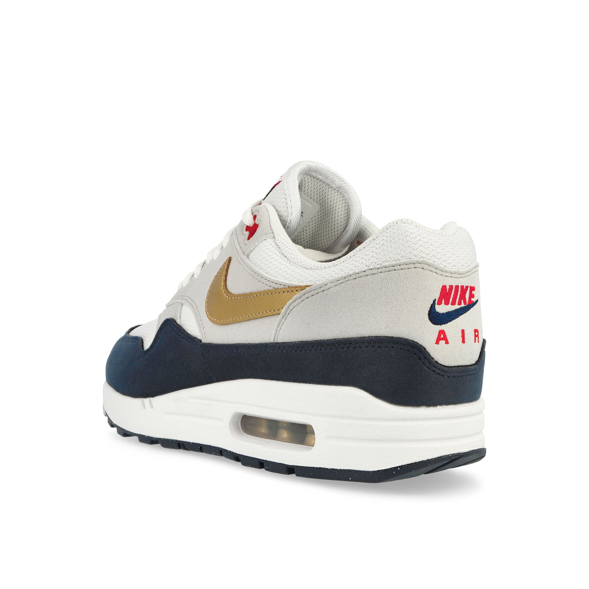 Nike Air Max 1 Obsidian / Metallic Gold - White Low Top Sneakers Material | Overkill