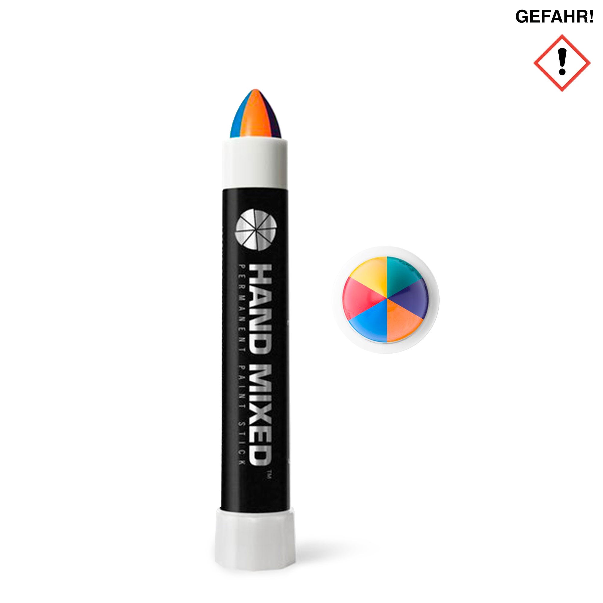 Hand Mixed Solid Marker - Classic 6 Multicolor Marker HMX0114 | Overkill
