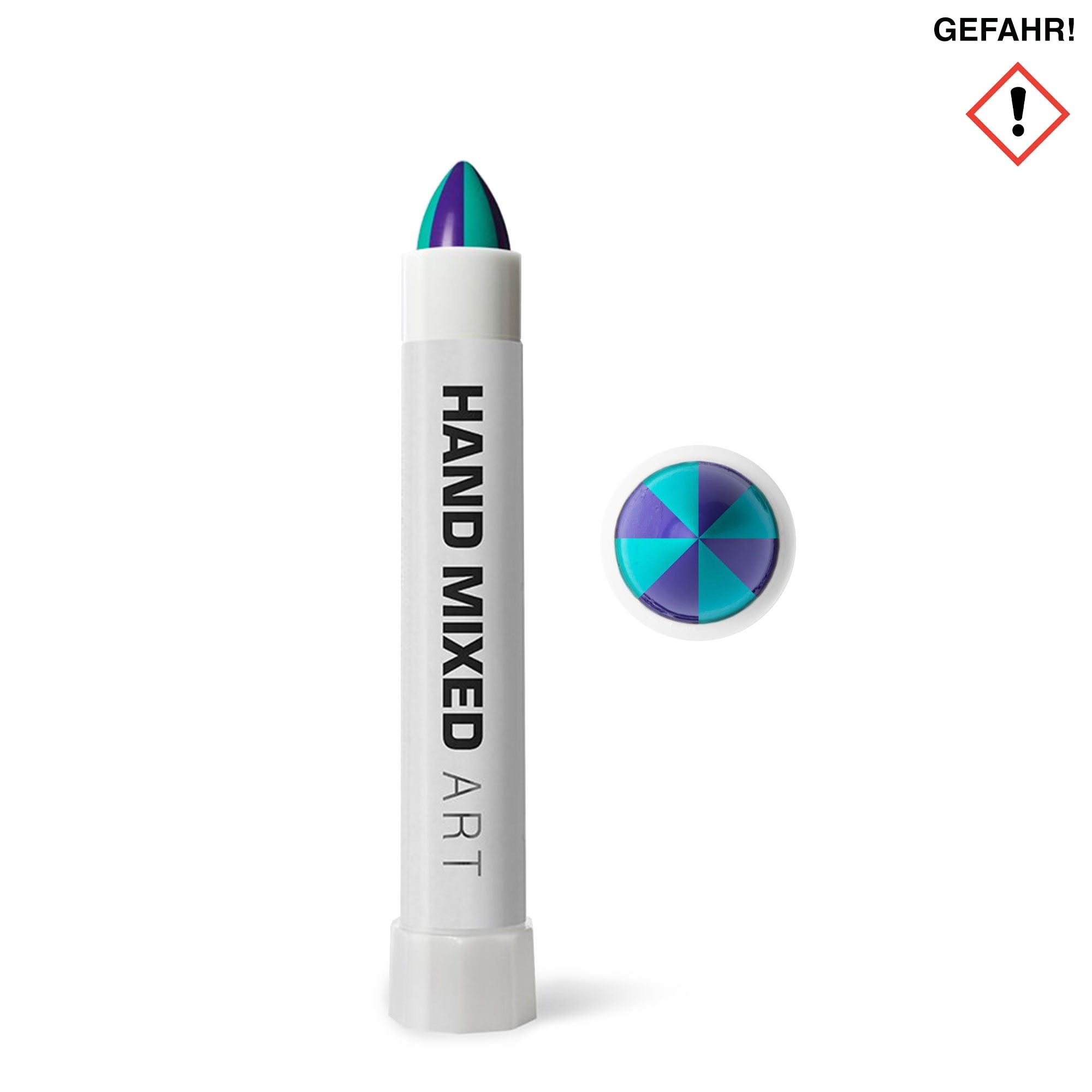 Hand Mixed Solid Marker - Mermaid Multicolor Marker HMX0152 | Overkill