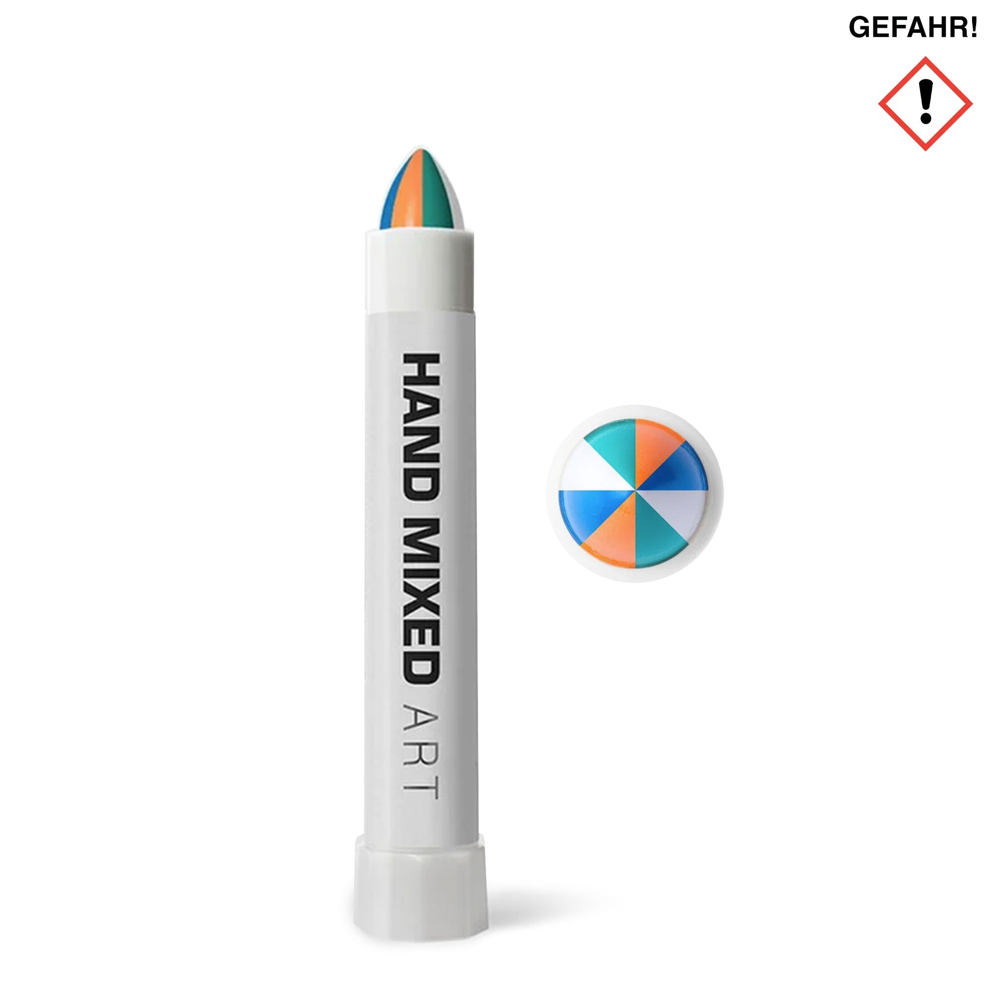 Hand Mixed Solid Marker - Harlequin Multicolor Marker HMX0160 | Overkill