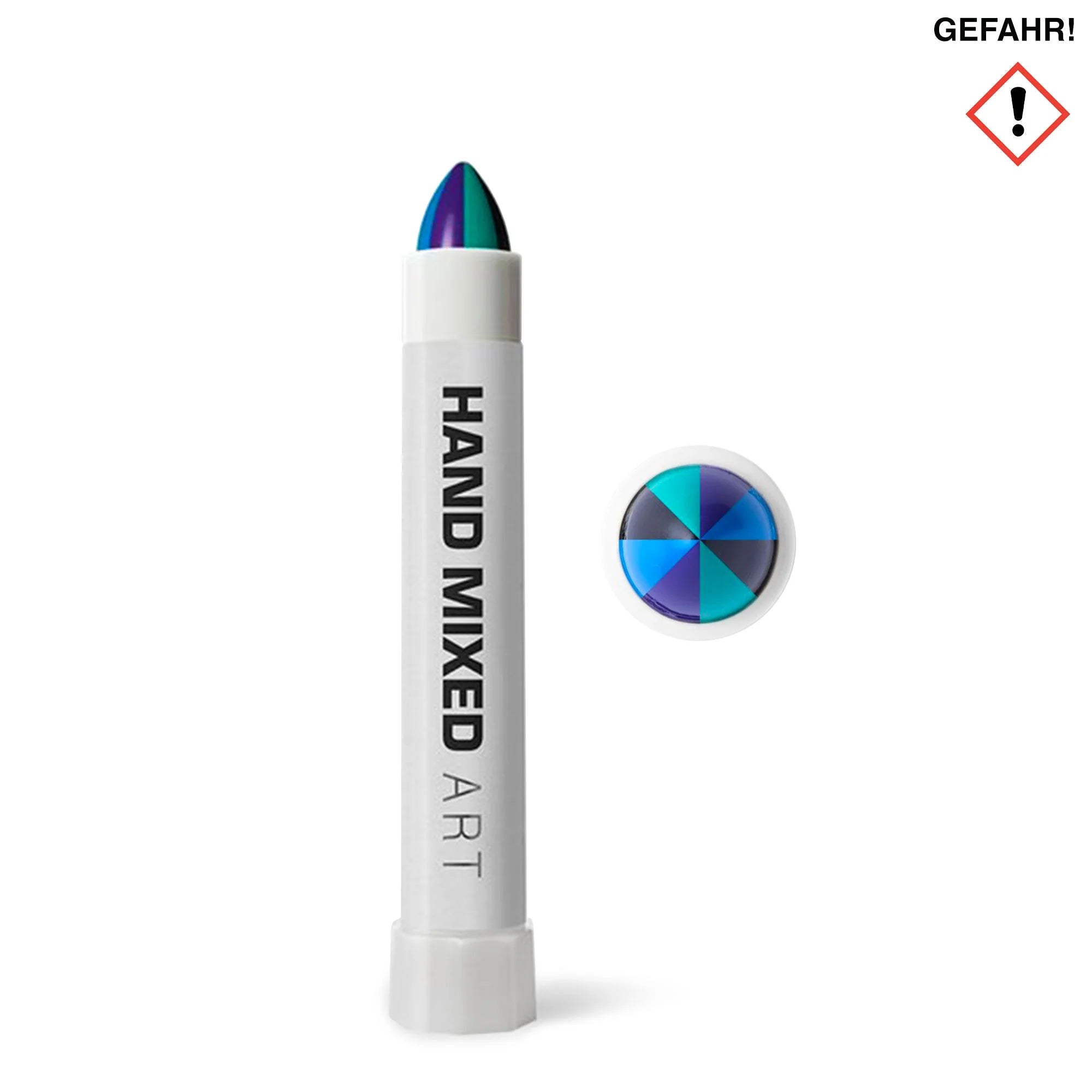 Hand Mixed Solid Marker - Northern Multicolor Marker HMX0164 | Overkill