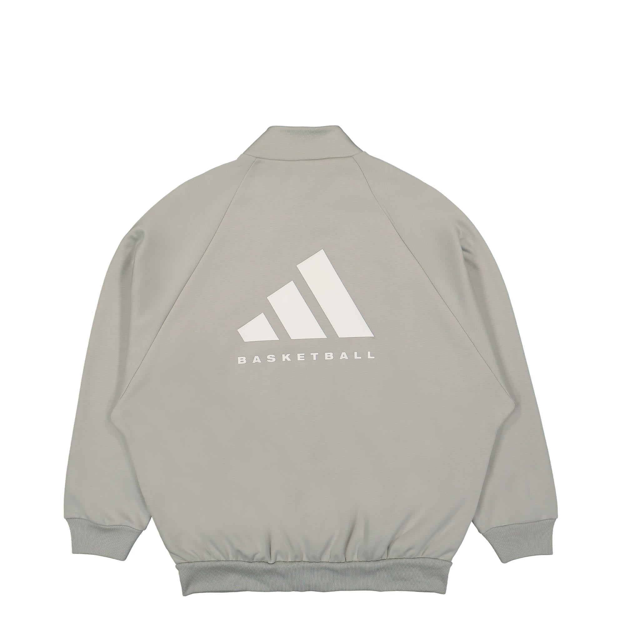 adidas One Basketball Fleece Track Jacket Metal Grey Track Jackets Close-up | Overkill