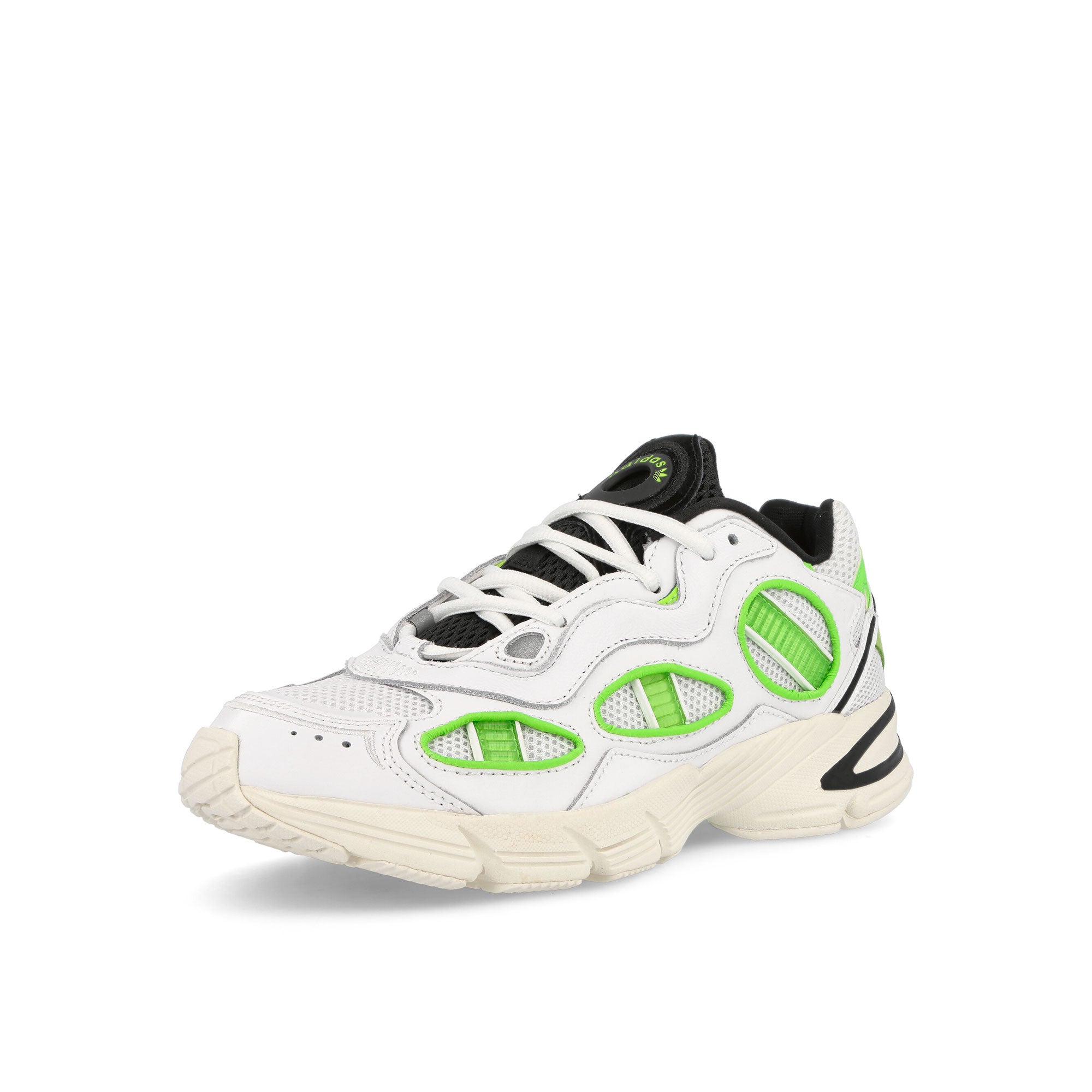 adidas Astir SN W Footwear White-Sub Green-Off White Sneakers Close Up | Overkill