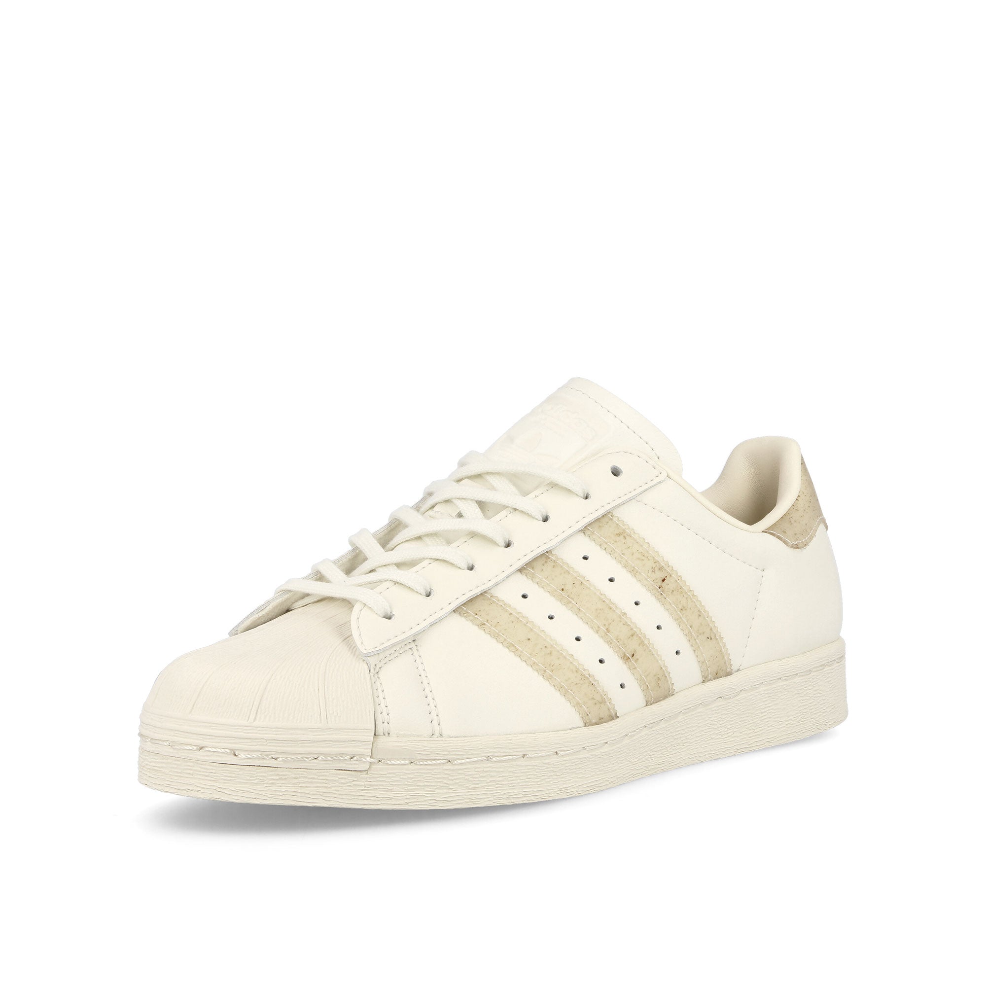 adidas Superstar 82 Cloud White-Cloud White-Chalk White Low Top Sneakers Close Up | Overkill