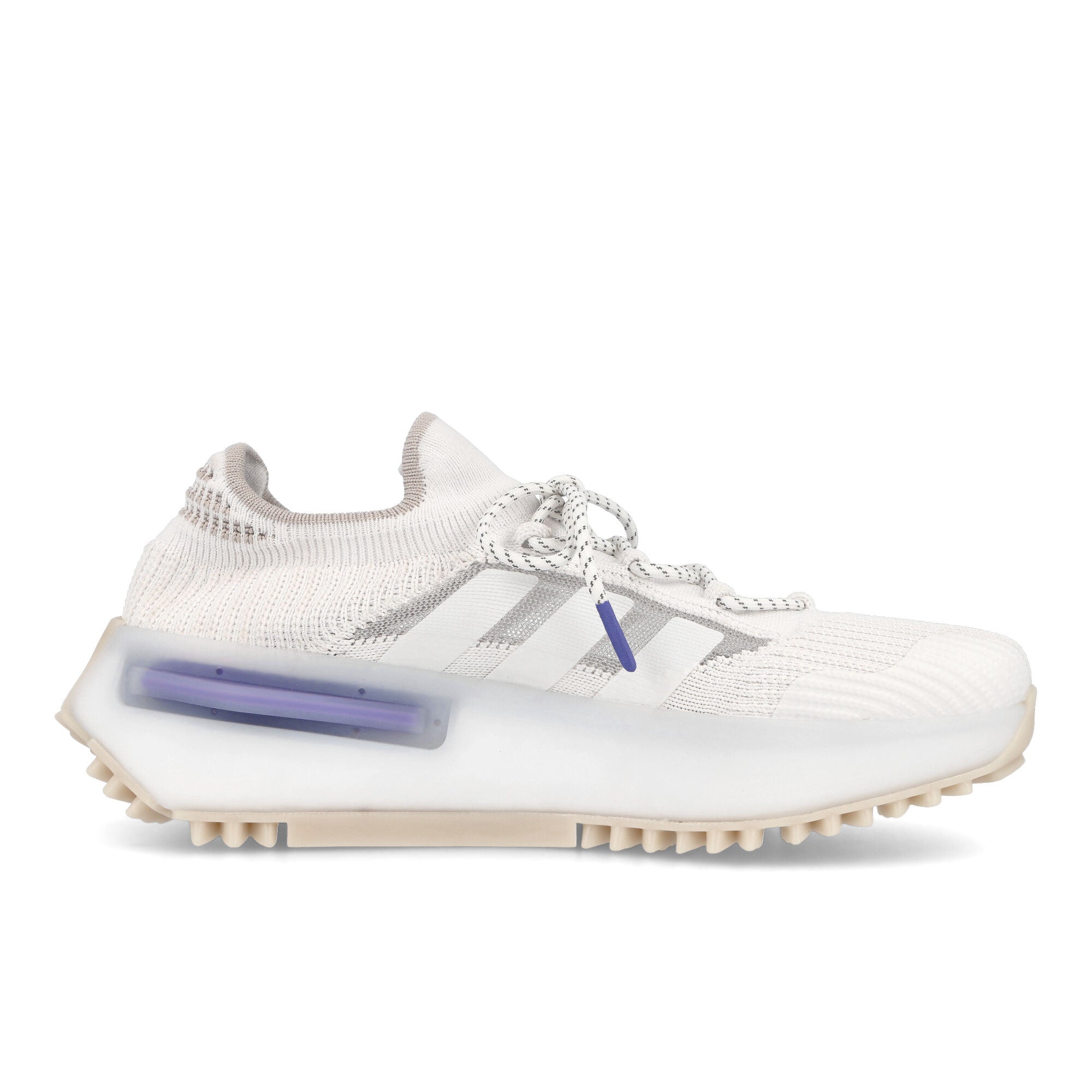 adidas nmd s1 Footwear White / Footwear White / Light Purple Sneakers Silhouette | Overkill