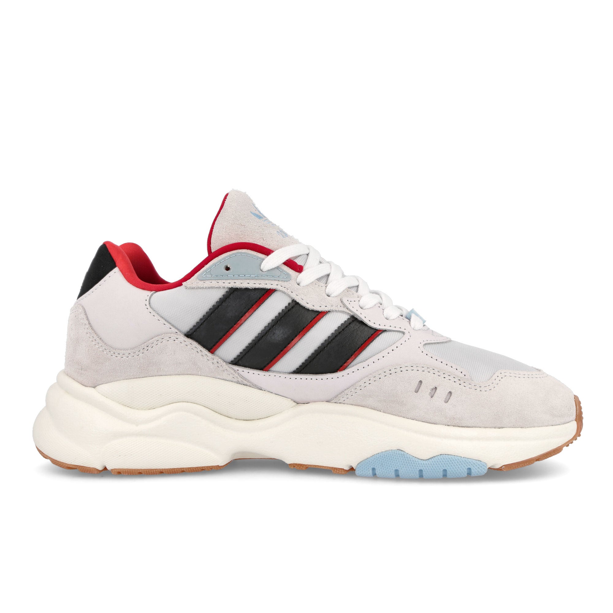 adidas Retropy F90 Dash Grey-Core Black-Better Scarlet Sneakers Silhouette | Overkill