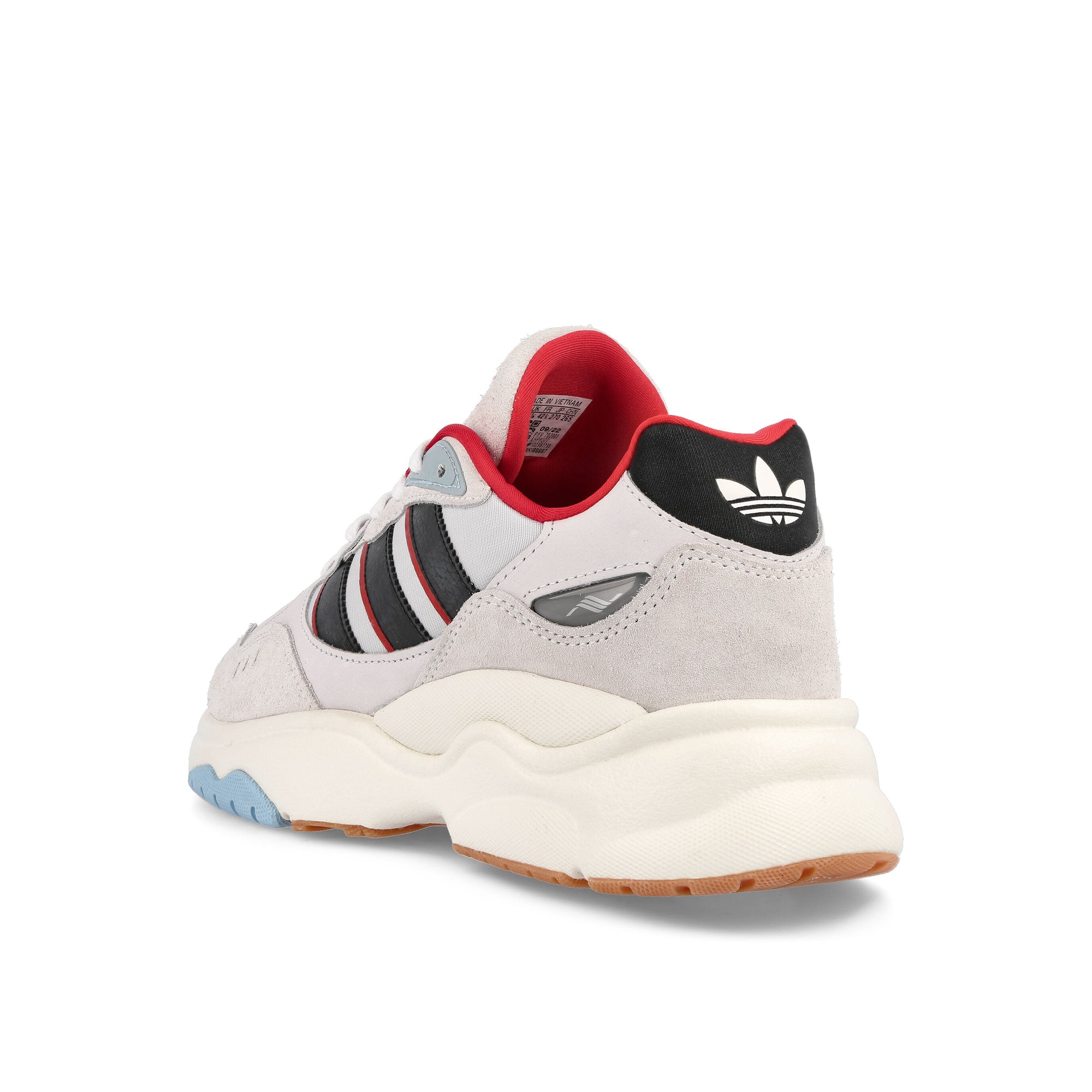 adidas Retropy F90 Dash Grey-Core Black-Better Scarlet Sneakers Material | Overkill