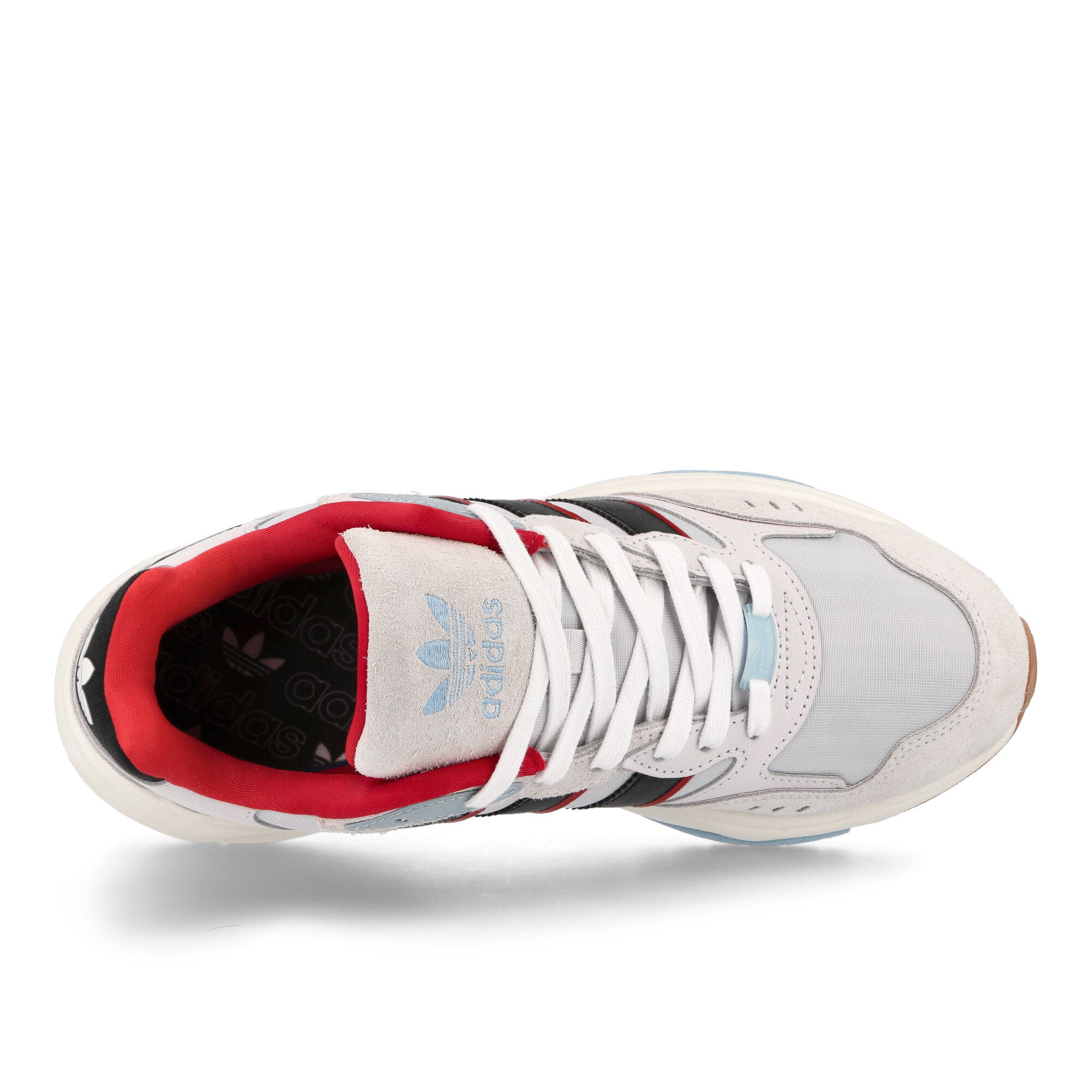 adidas Retropy F90 Dash Grey-Core Black-Better Scarlet Sneakers Detailfoto | Overkill