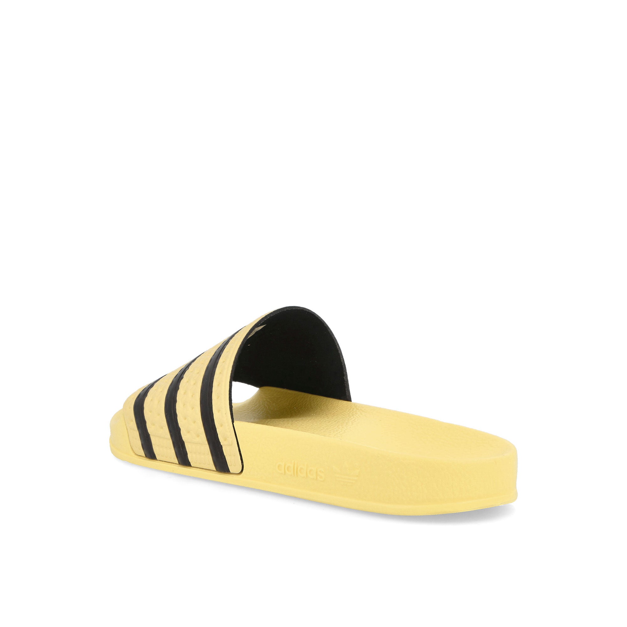 adidas Adilette Almost Yellow / Core Black / Almost Yellow Slides, Sandals & Slippers Material | Overkill
