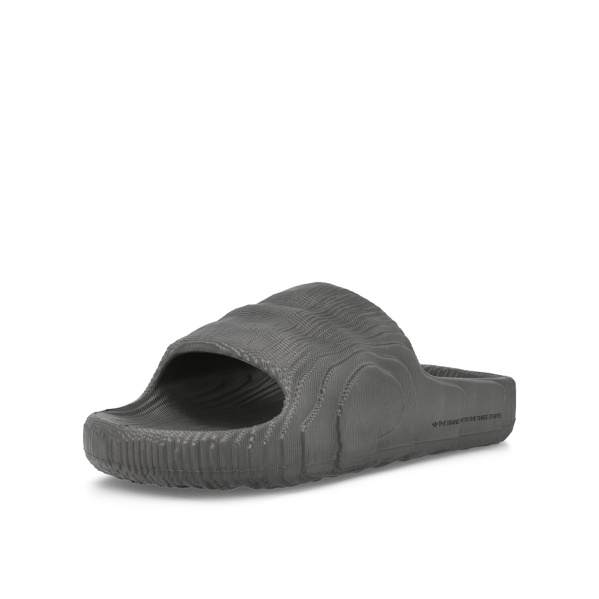 adidas Adilette 22 Grey Five / Grey Five / Core Black Slides, Sandals & Slippers Close Up | Overkill
