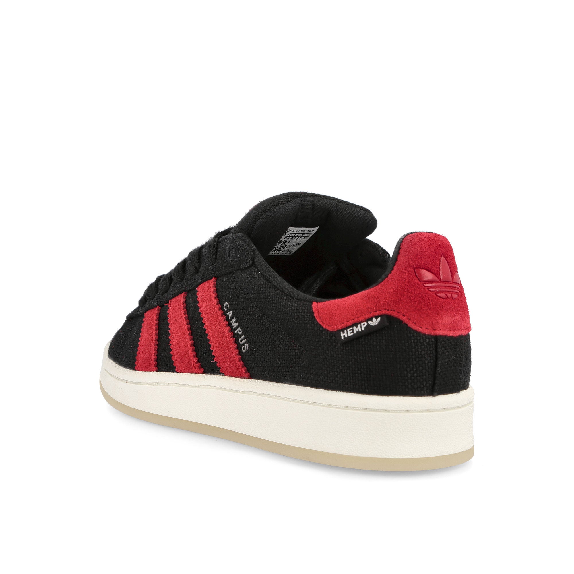 adidas Campus 00s TKO Core Black / Power Red / Off White Low Top Sneakers Material | Overkill