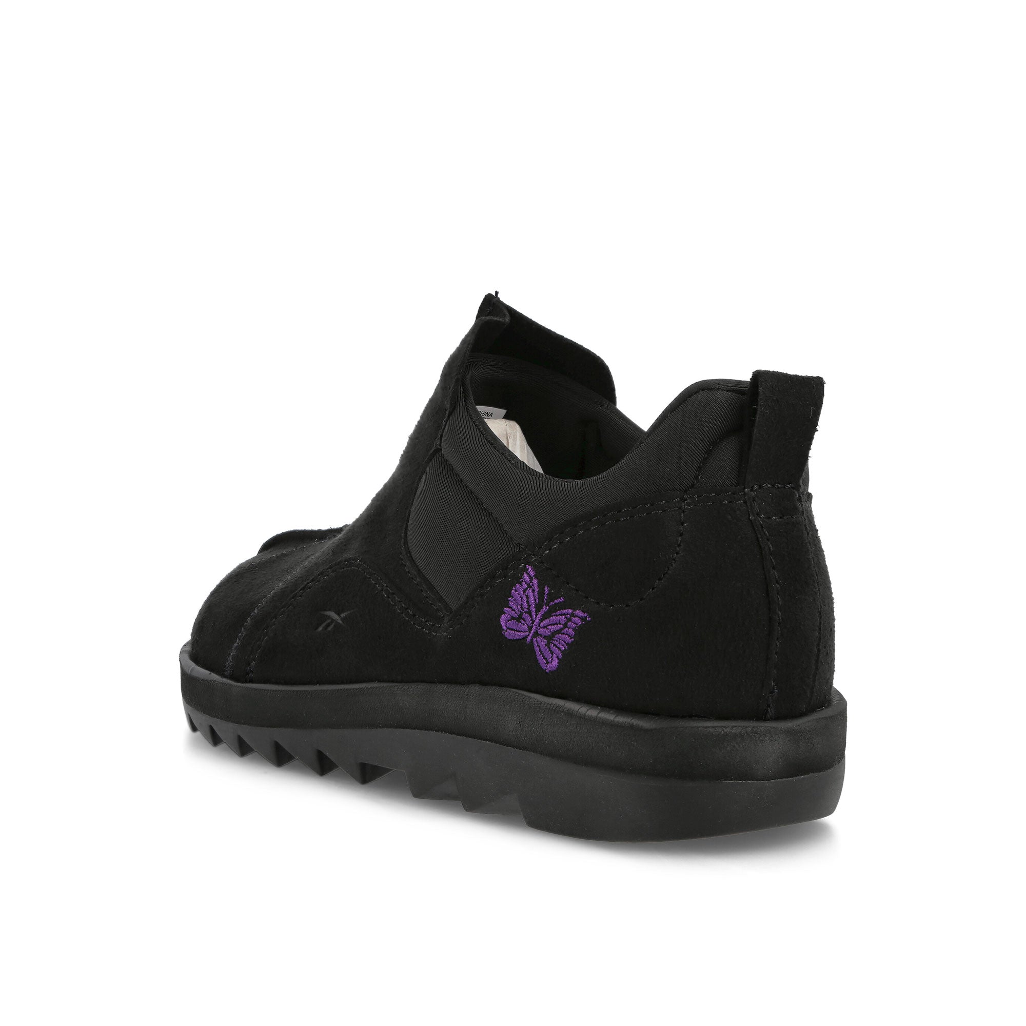 Reebok Beatnik Moc Core Black / Core Black / Purple Low Top Sneakers Material | Overkill