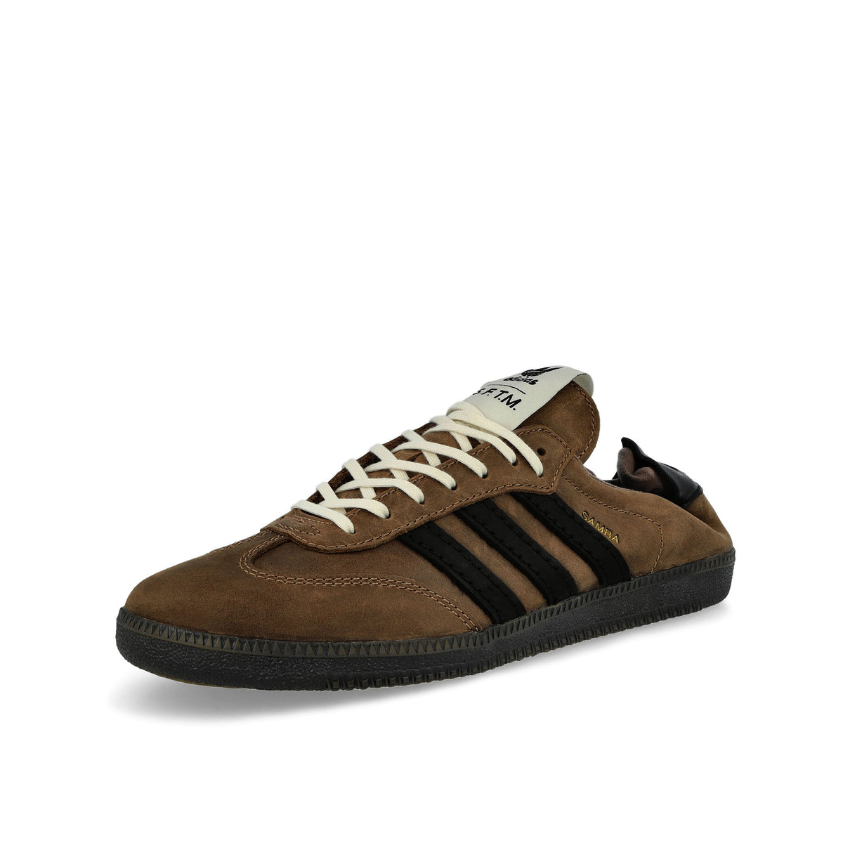 Song for the Mute x adidas Samba OG Supplier Colour / Core Black / Gold Metallic Sneaker HP8256 Close-up | Overkill