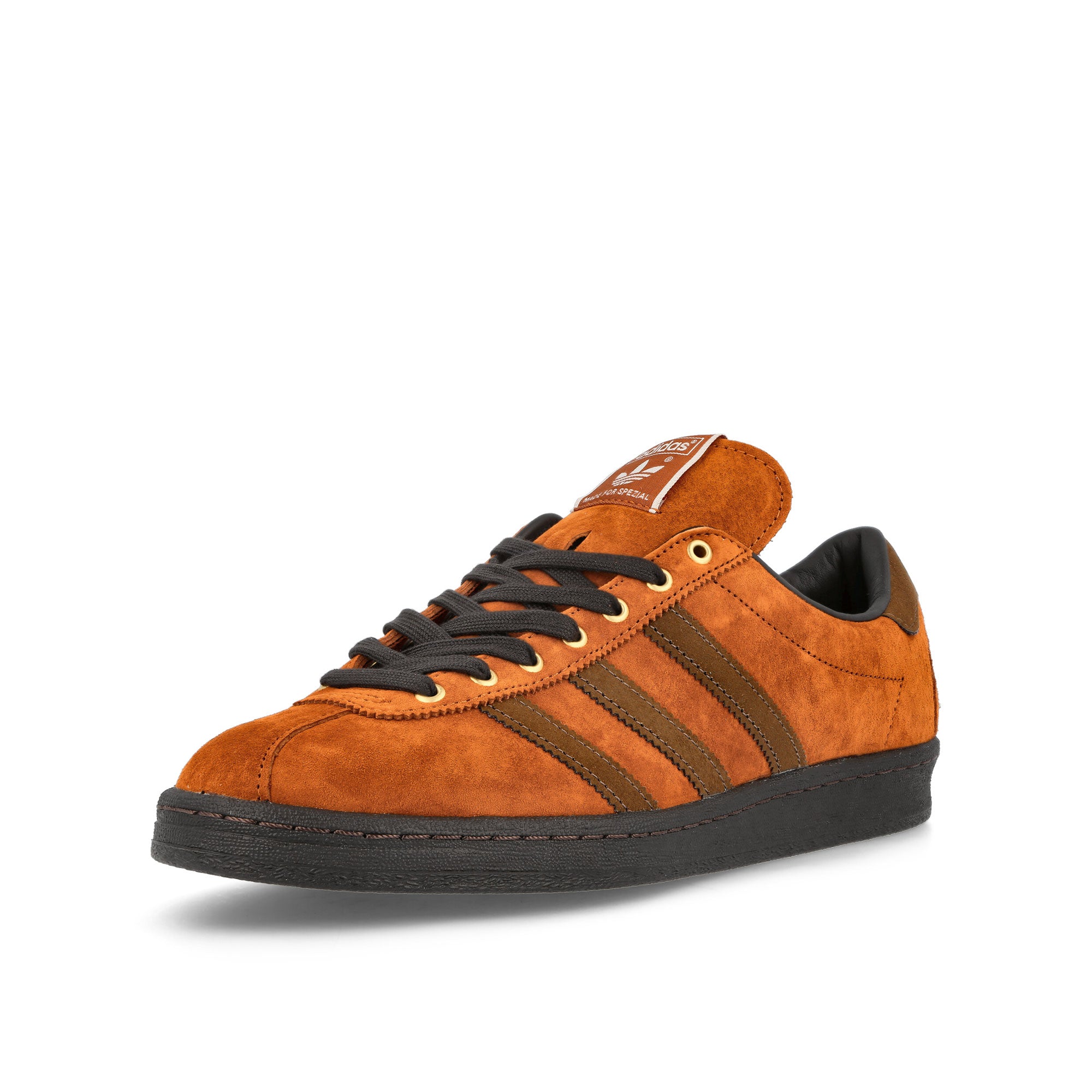 adidas Arkesden SPZL Fox Red-Night Brown-Off White Sneakers Close Up | Overkill